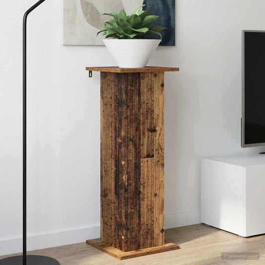 Plant Stand Old Wood 30.5 x 30 x 80.5 cm Engineered Wood