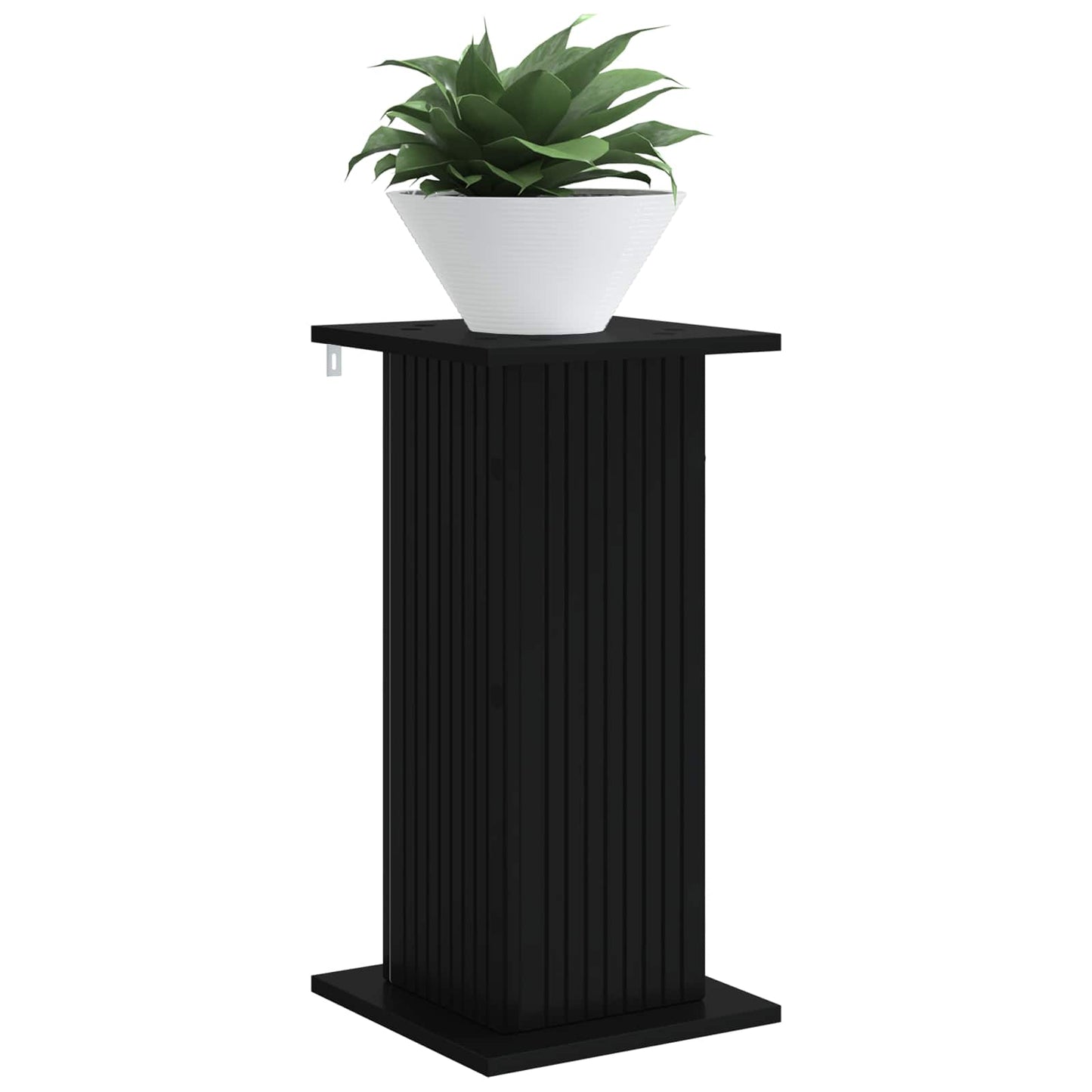 Plant Stand Black 30.5 x 30 x 60.5 cm Engineered Wood