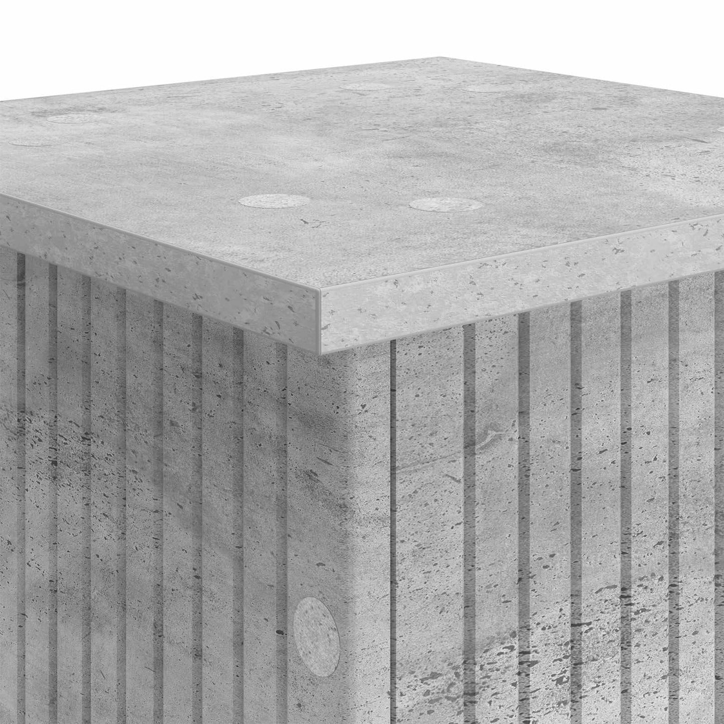 Plant Stand Concrete Grey 30.5 x 30 x 60.5 cm Engineered Wood