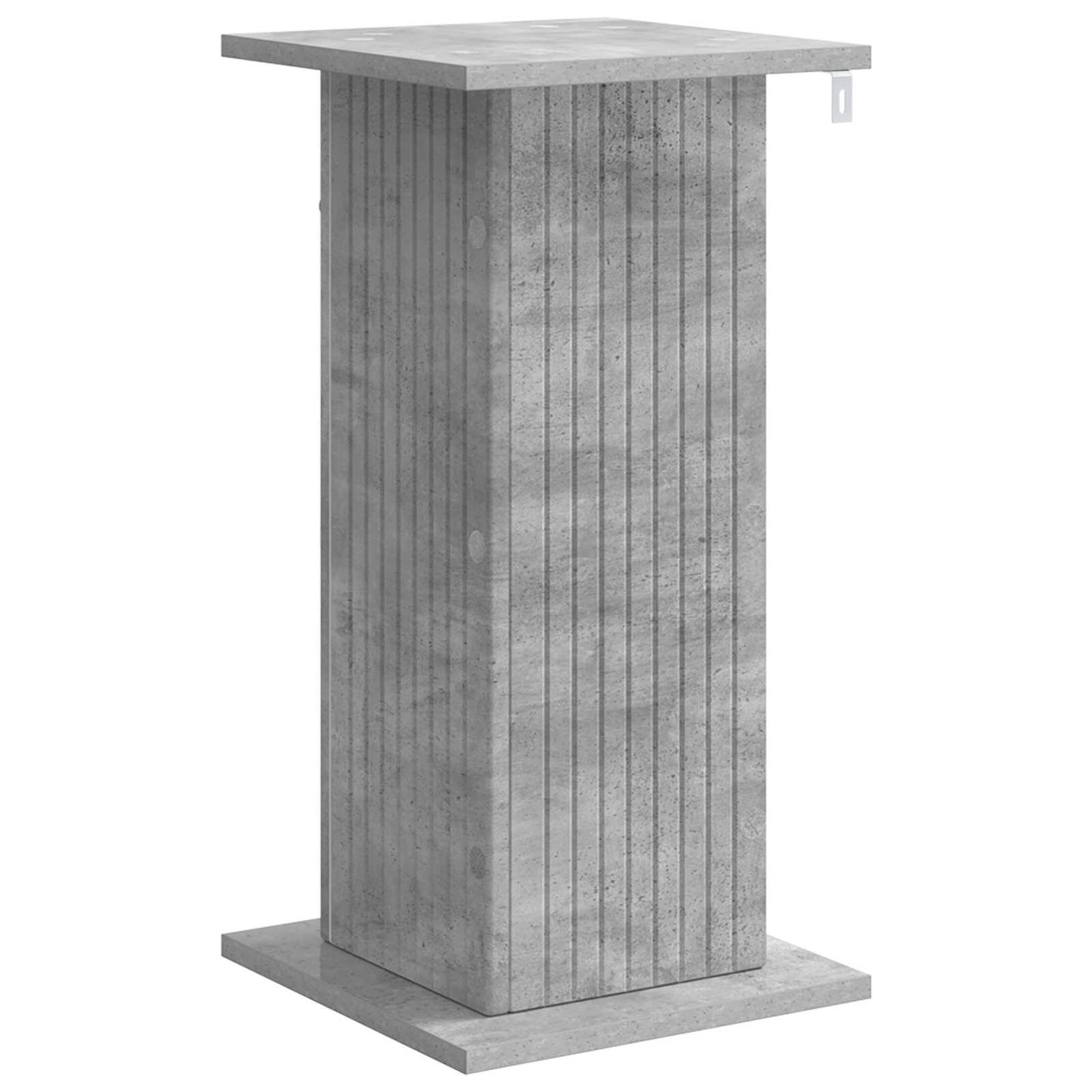 Plant Stand Concrete Grey 30.5 x 30 x 60.5 cm Engineered Wood