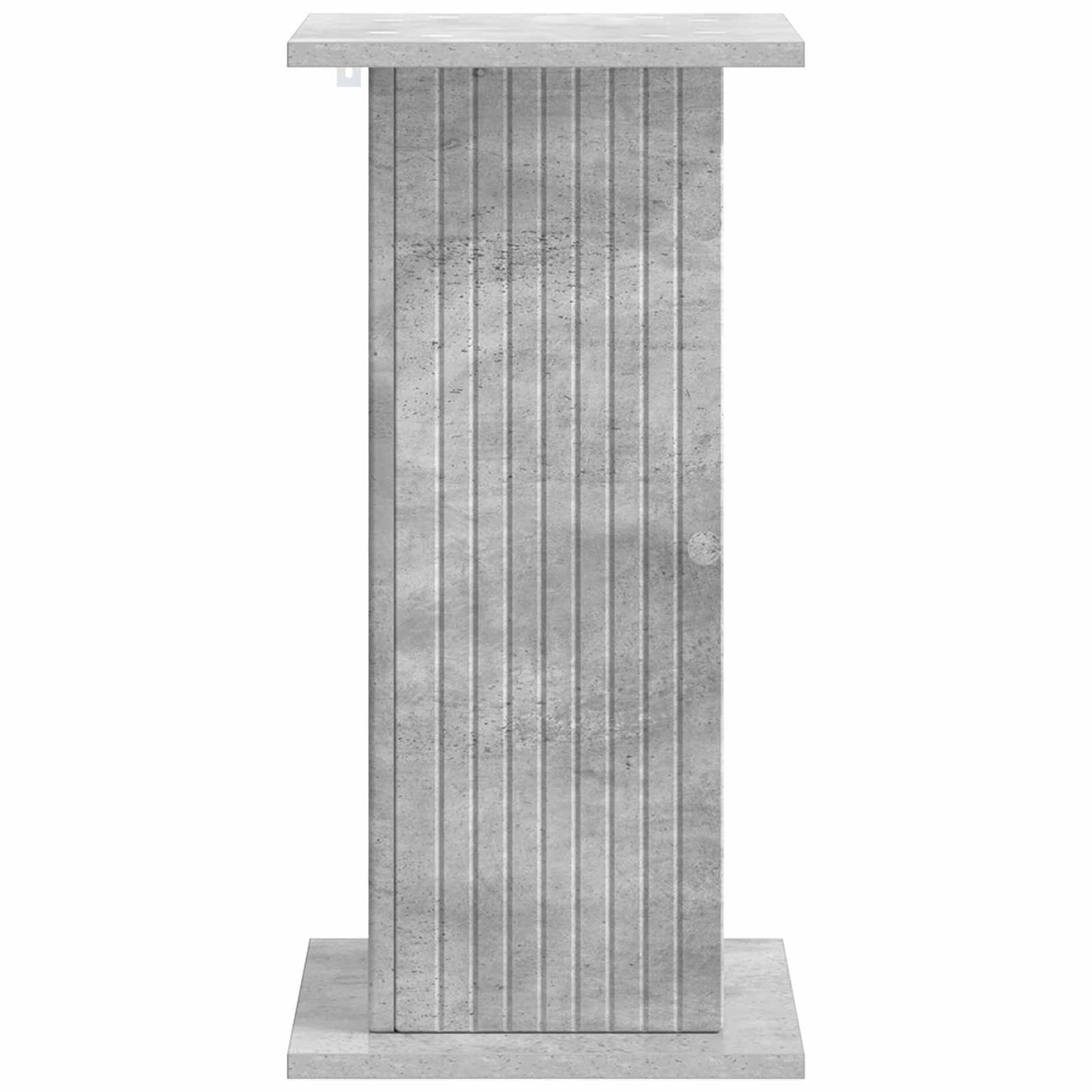 Plant Stand 2 pcs Concrete Grey 30.5 x 30 x 60.5 cm