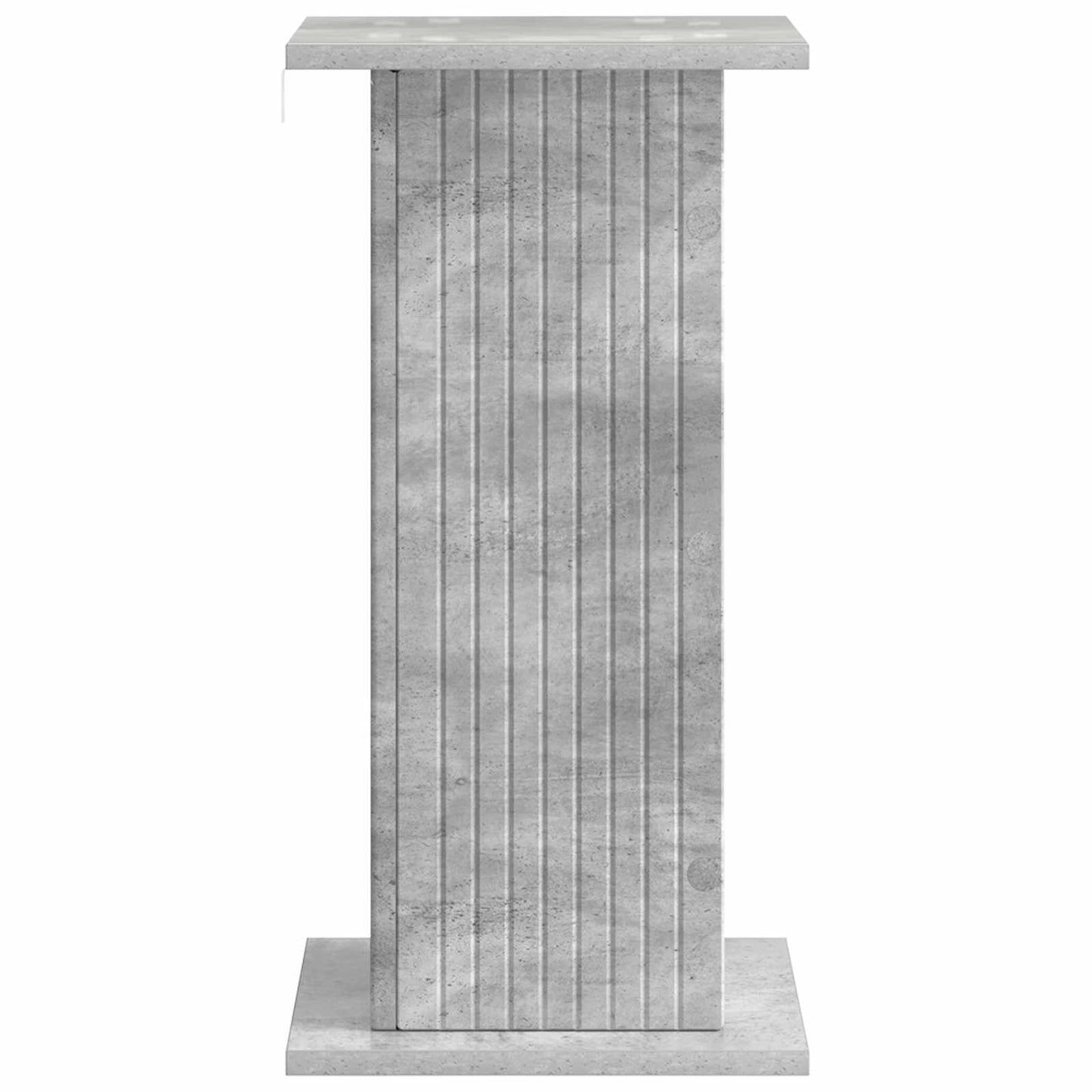 Plant Stand 2 pcs Concrete Grey 30.5 x 30 x 60.5 cm
