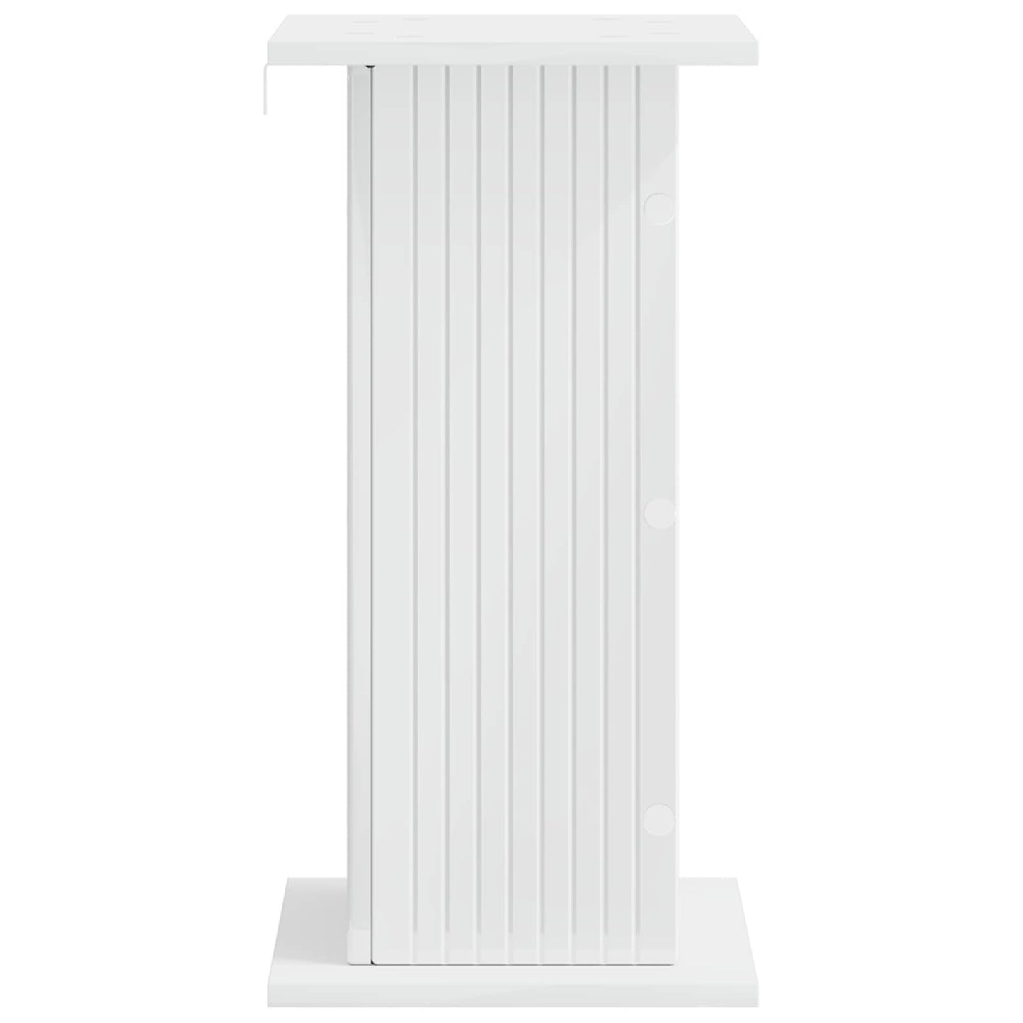 Plant Stand High Gloss White 30.5 x 30 x 60.5 cm