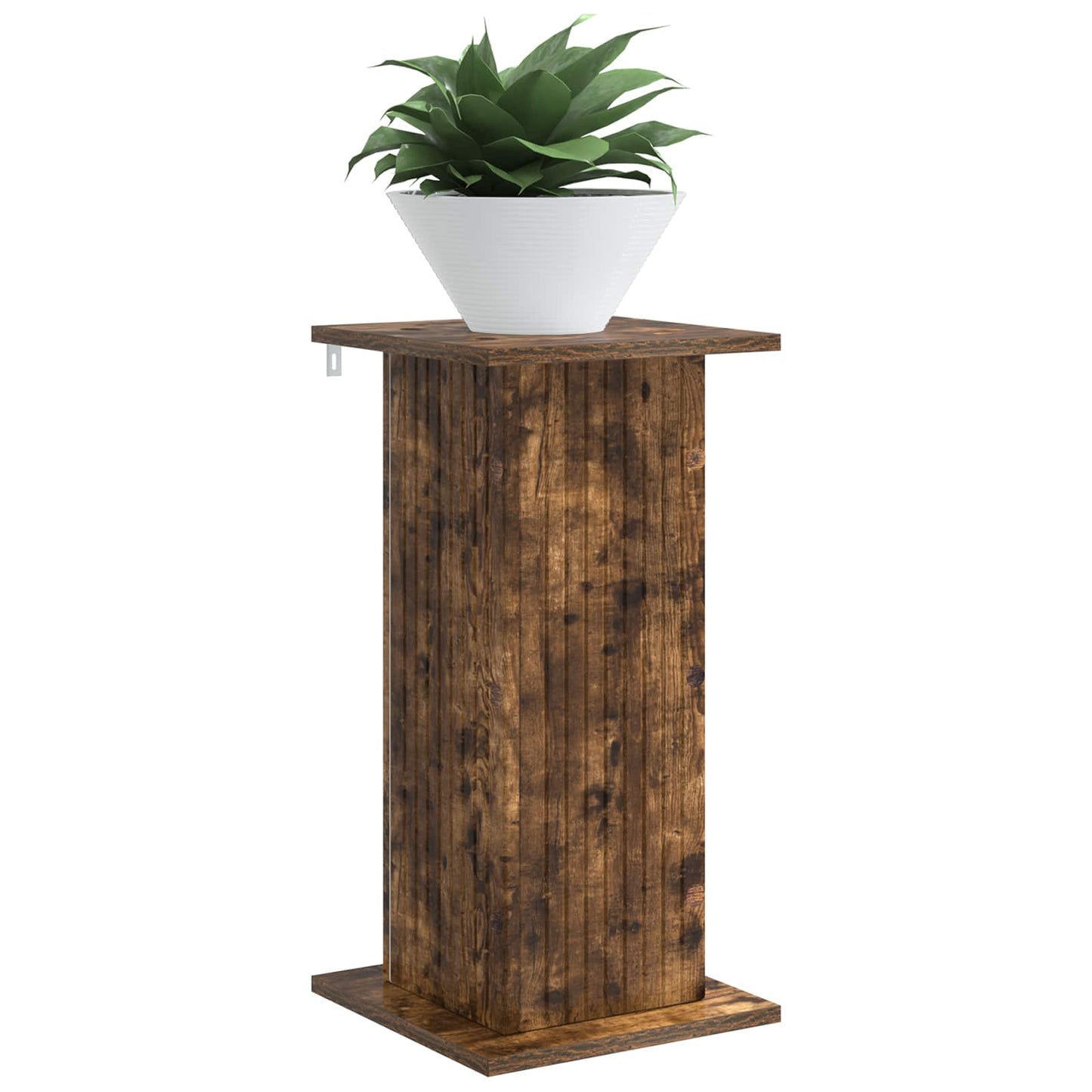 Plant Stand 2 pcs Smoked Oak 30.5 x 30 x 60.5 cm