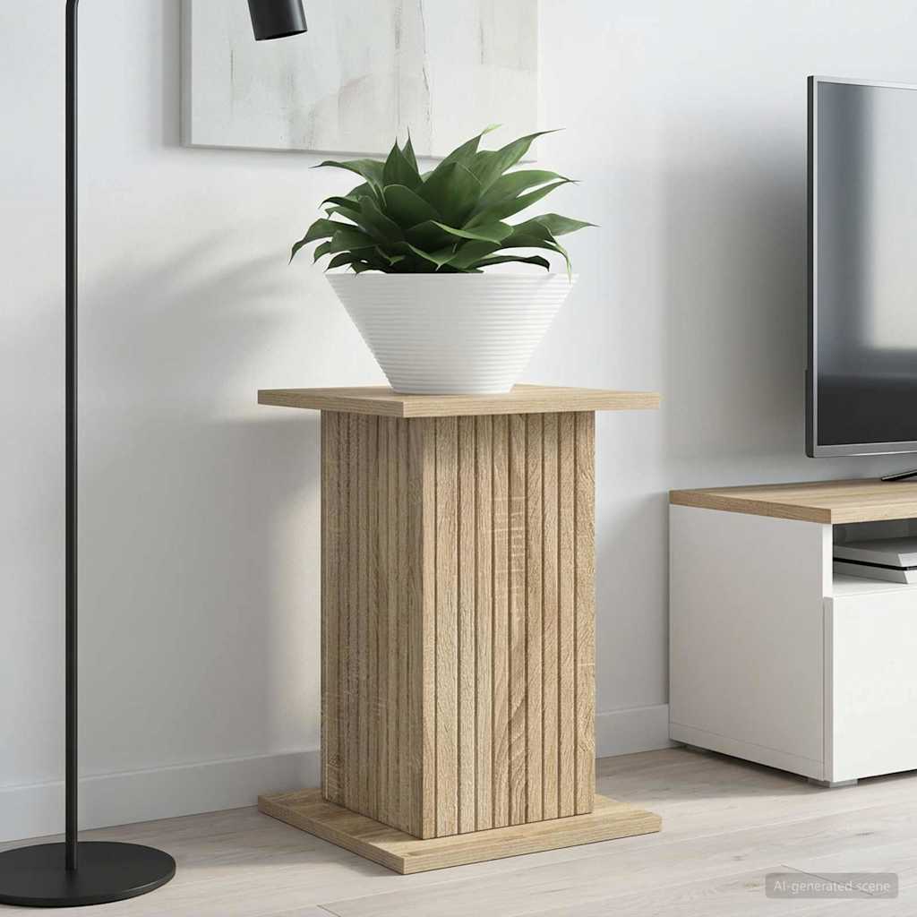 Plant Stand 2 pcs Sonoma Oak 30.5 x 30 x 43 cm Engineered Wood