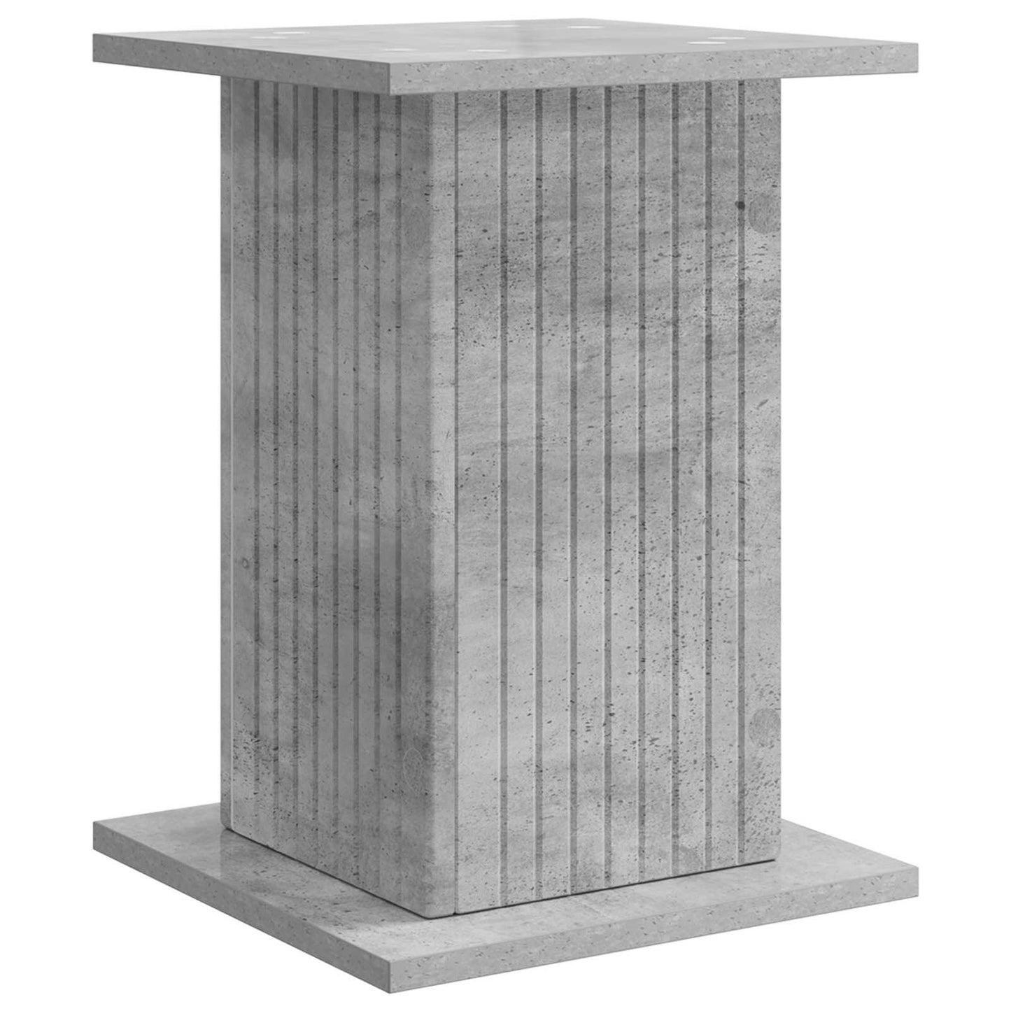 Plant Stand Concrete Grey 30.5 x 30 x 43 cm Engineered Wood