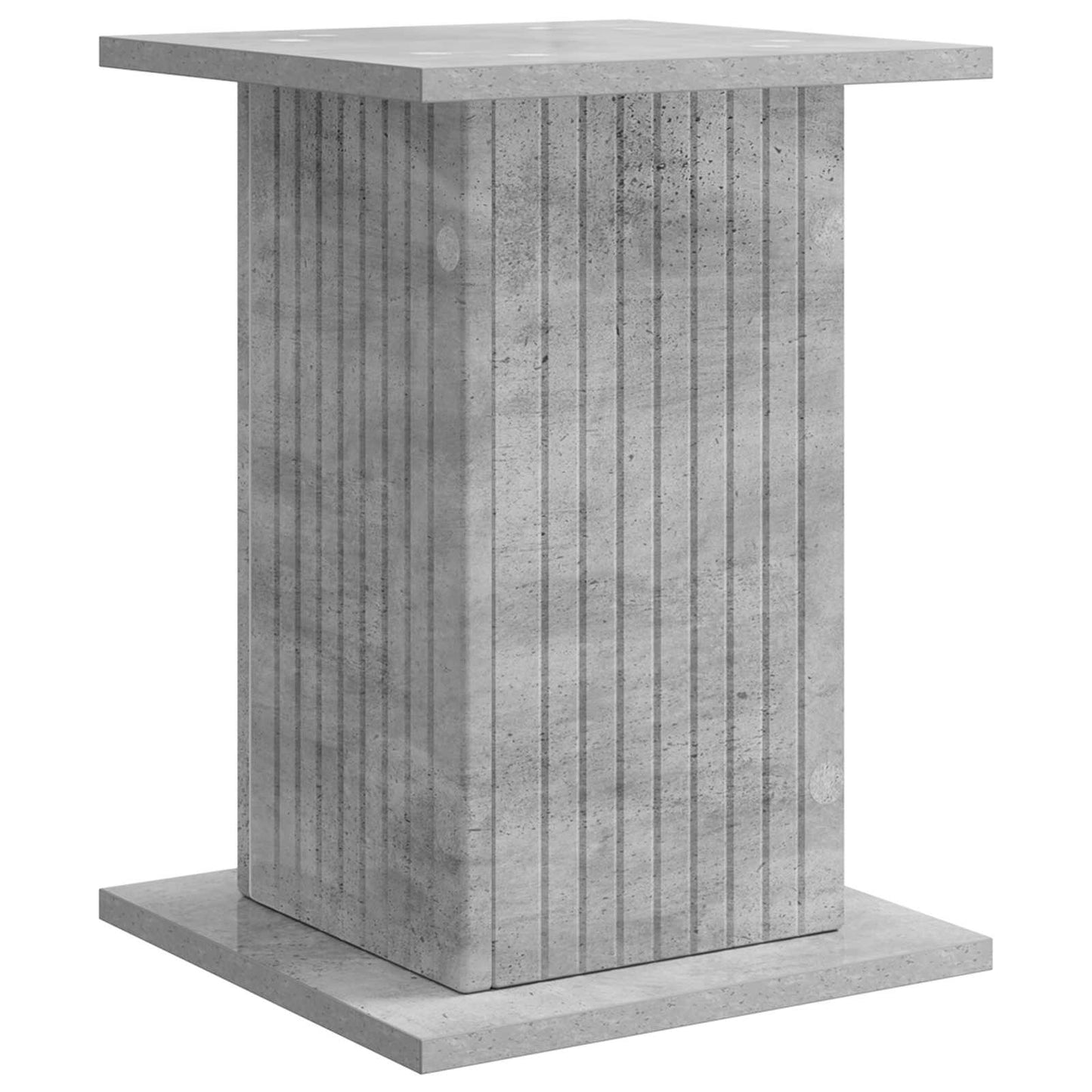 Plant Stand 2 pcs Concrete Grey 30.5 x 30 x 43 cm