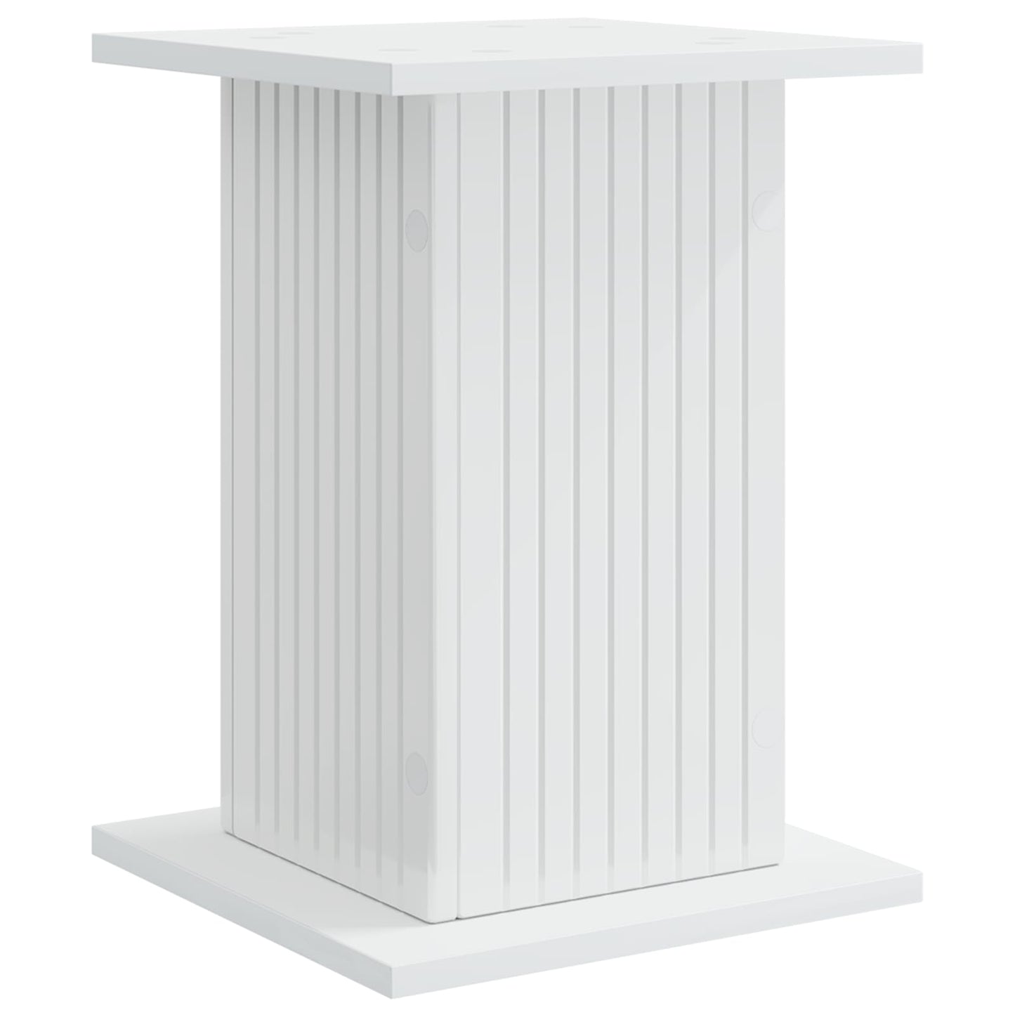 Plant Stand High Gloss White 30.5 x 30 x 43 cm Engineered Wood