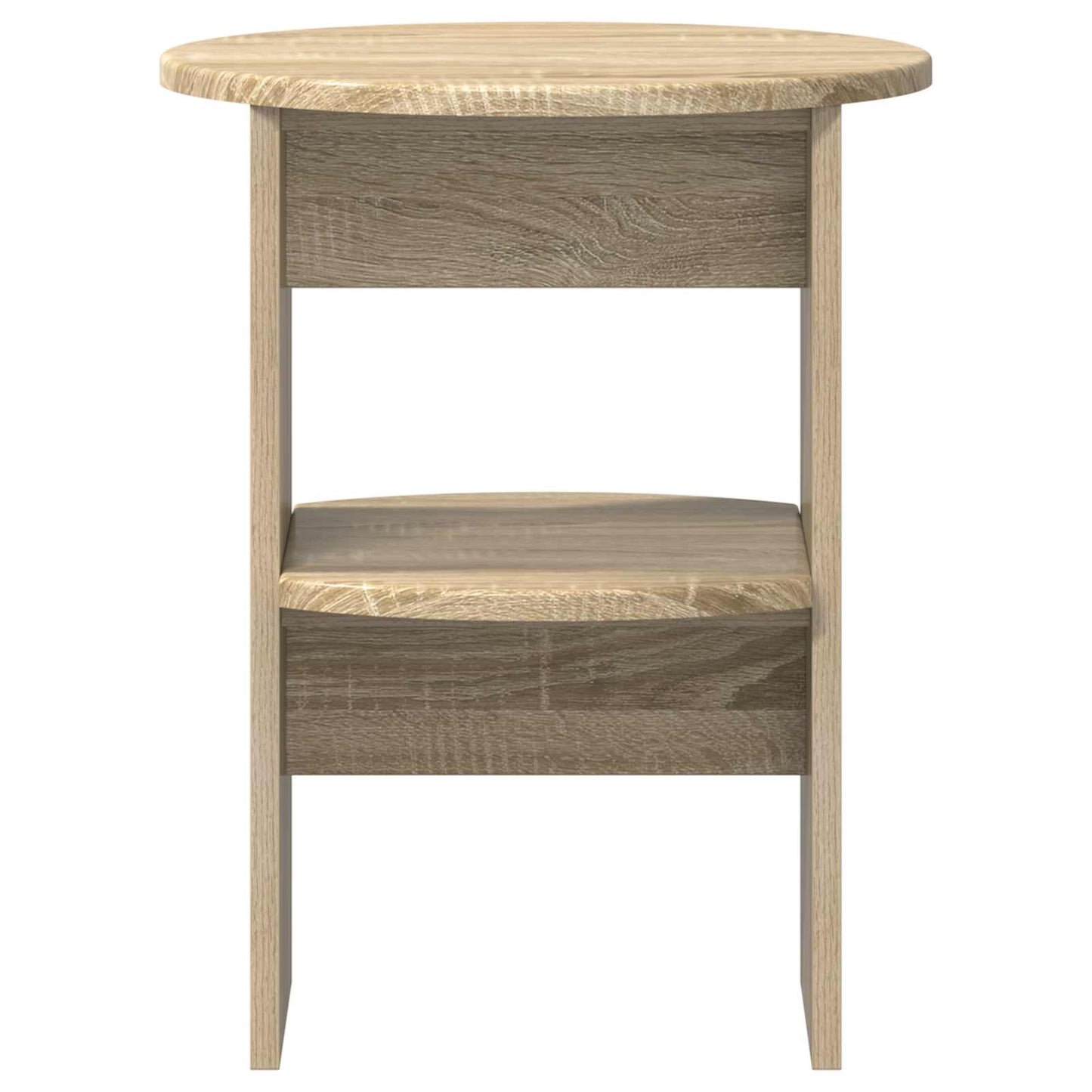 Side Cabinet 2 pcs Sonoma Oak Ø40 x 50 cm Engineered Wood