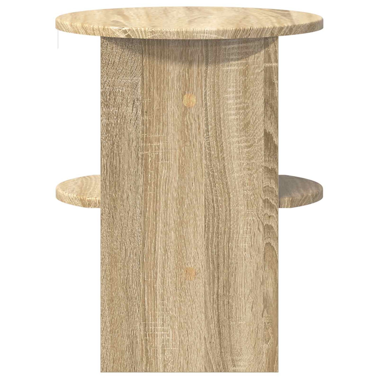 Side Cabinet 2 pcs Sonoma Oak Ø40 x 50 cm Engineered Wood