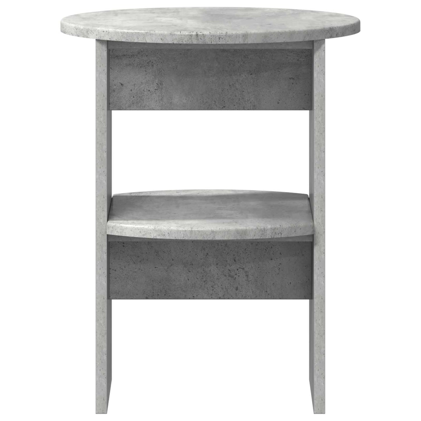 Side Cabinet Concrete Grey Ø40 x 50 cm Engineered Wood