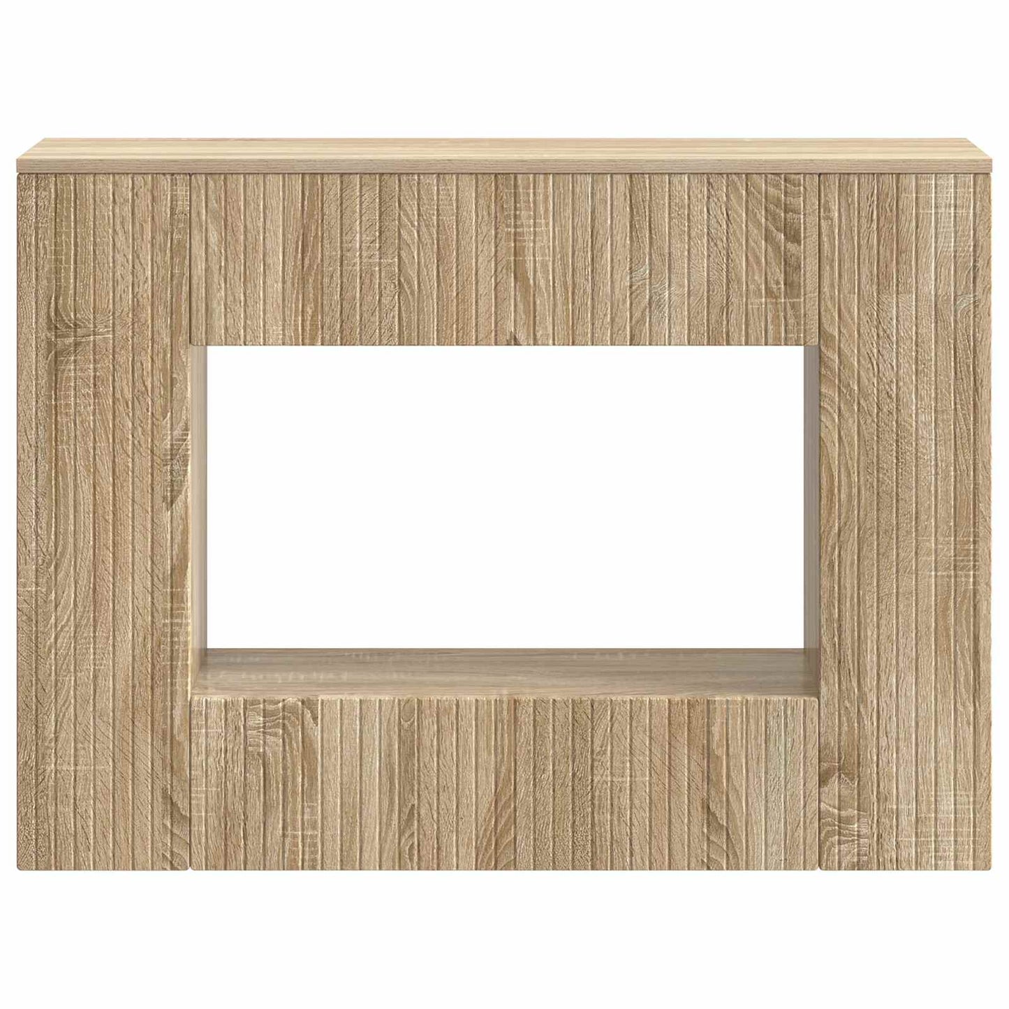 Console Table Sonoma Oak 101 x 29 x 74 cm Engineered Wood