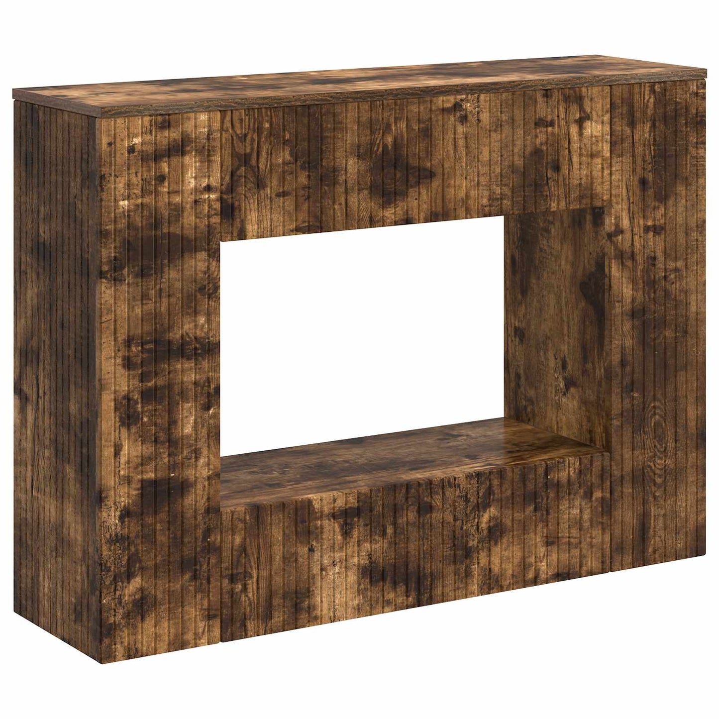 Console Table Smoked Oak 101 x 29 x 74 cm Engineered Wood