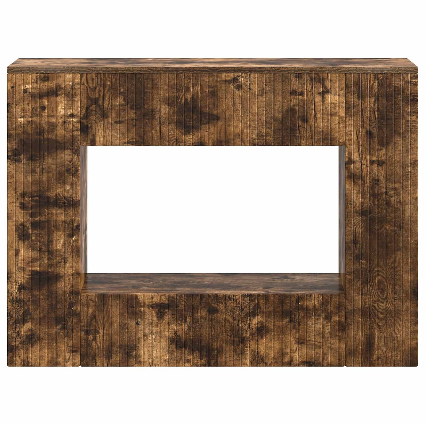 Console Table Smoked Oak 101 x 29 x 74 cm Engineered Wood