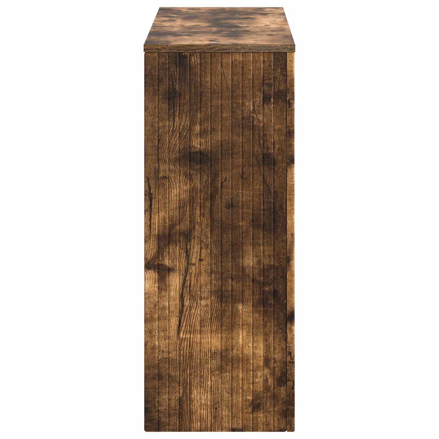 Console Table Smoked Oak 101 x 29 x 74 cm Engineered Wood