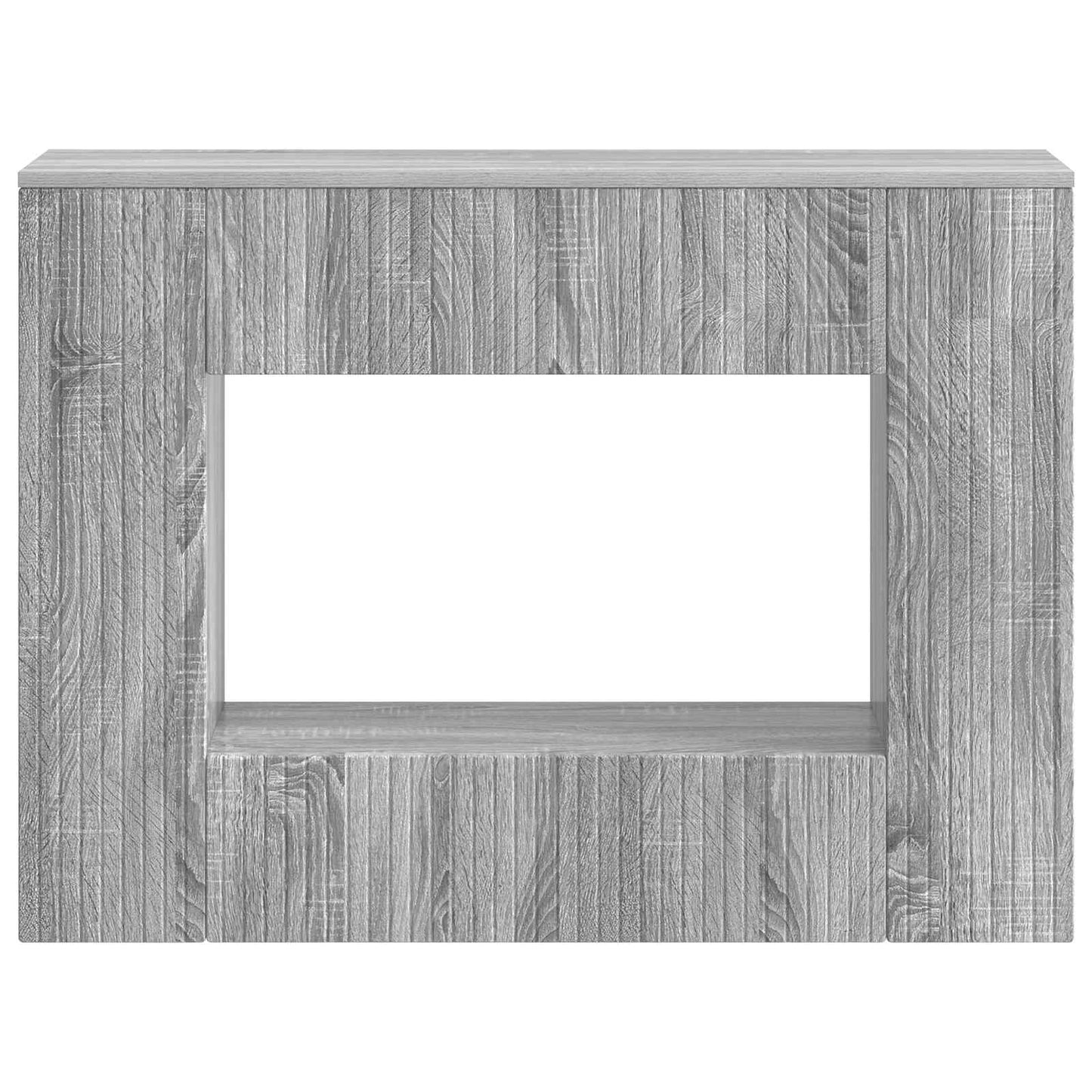 Console Table Grey Sonoma 101 x 29 x 74 cm Engineered Wood