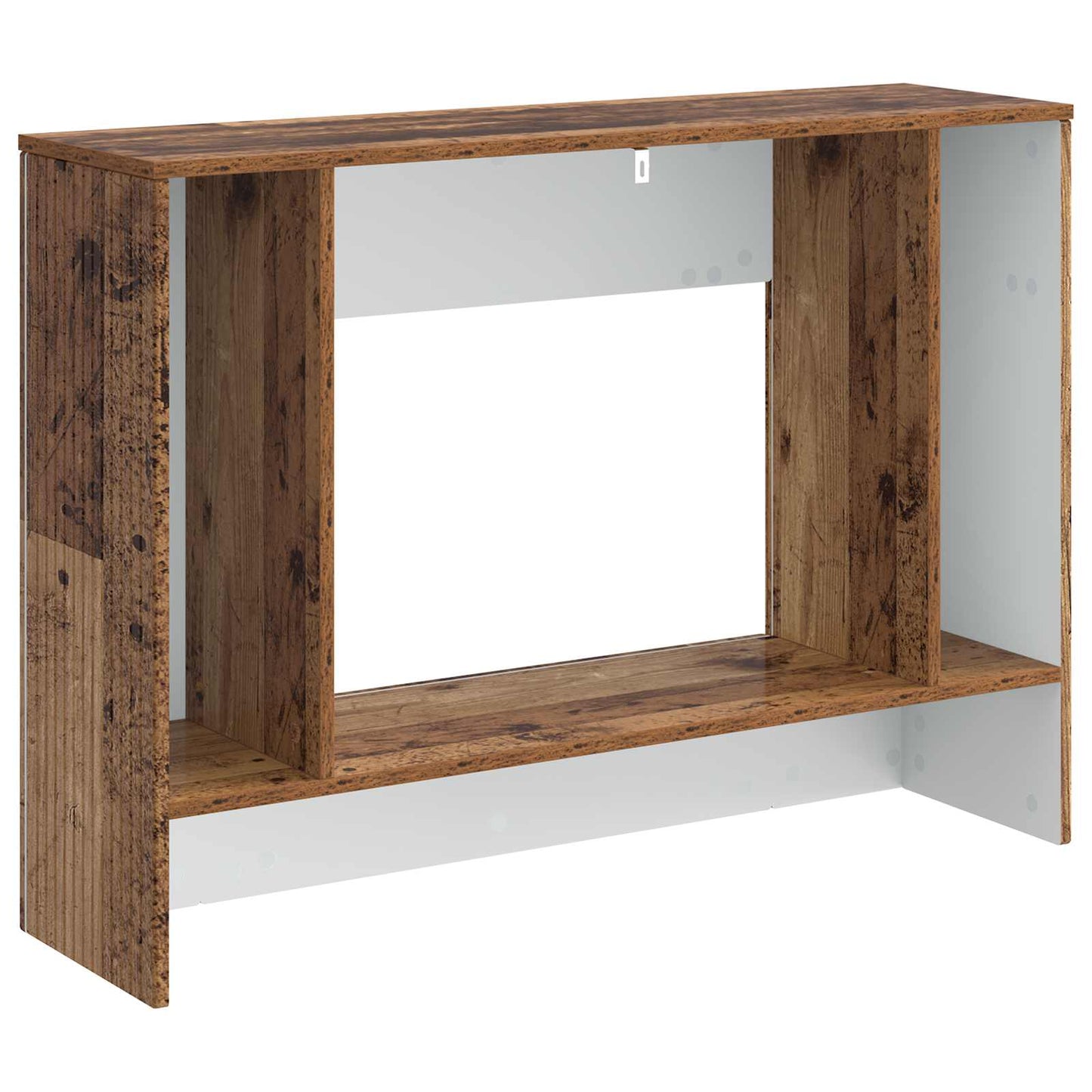 Console Table Striped Old Wood 101 x 29 x 74 cm Engineered Wood