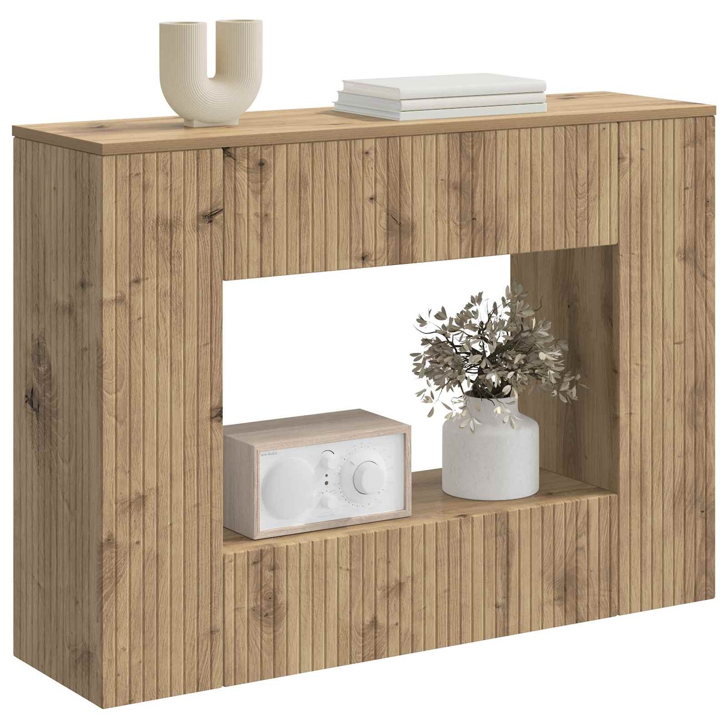 Console Table Artisan Oak 101 x 29 x 74 cm Engineered Wood