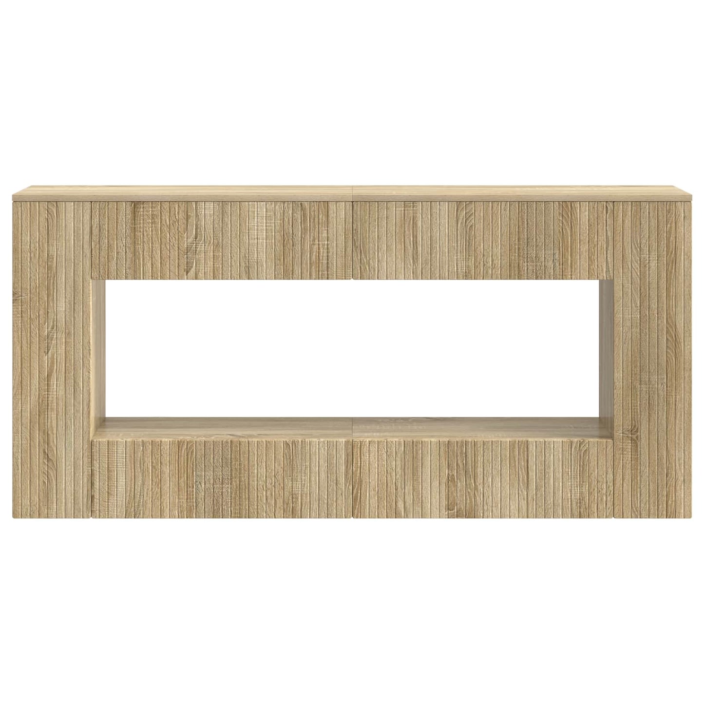 Console Table Sonoma Oak 155 x 29 x 74 cm Engineered Wood
