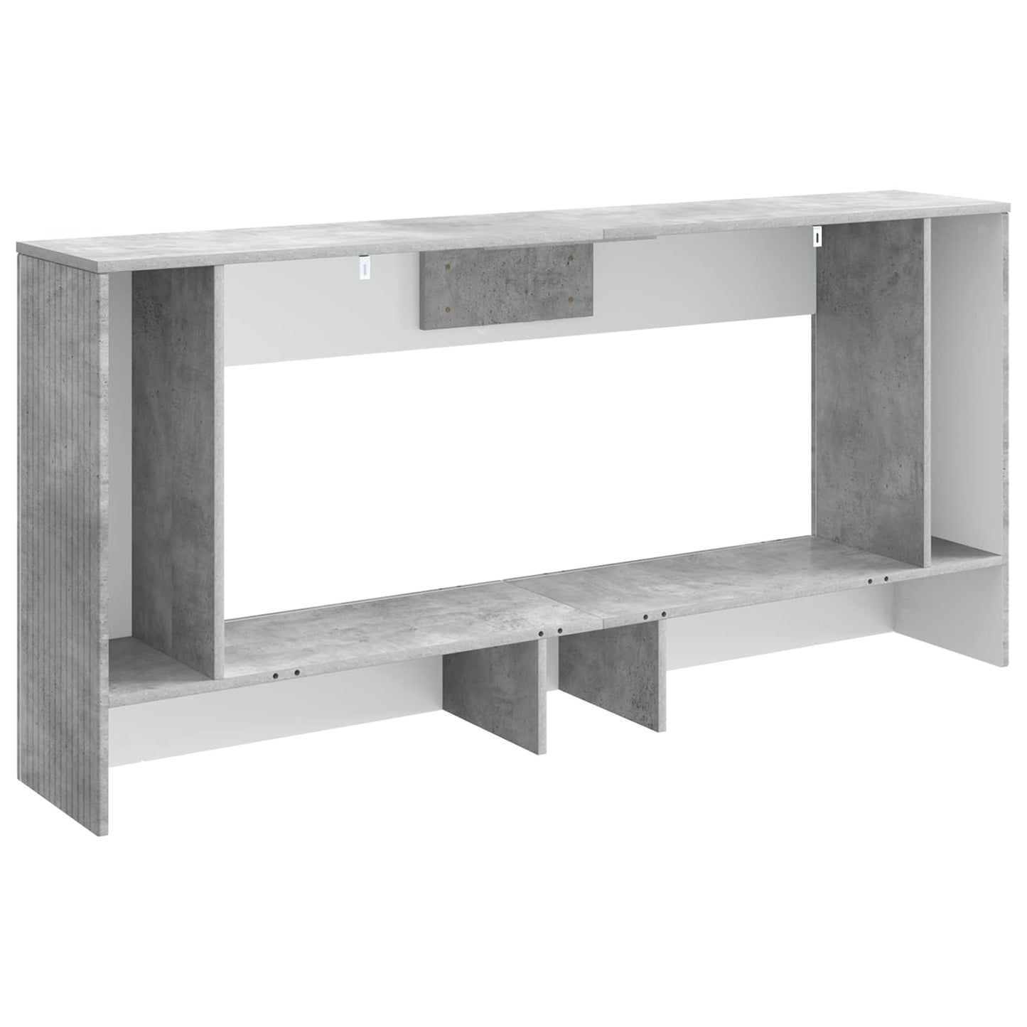 Console Table Concrete Grey 155 x 29 x 74 cm Engineered Wood