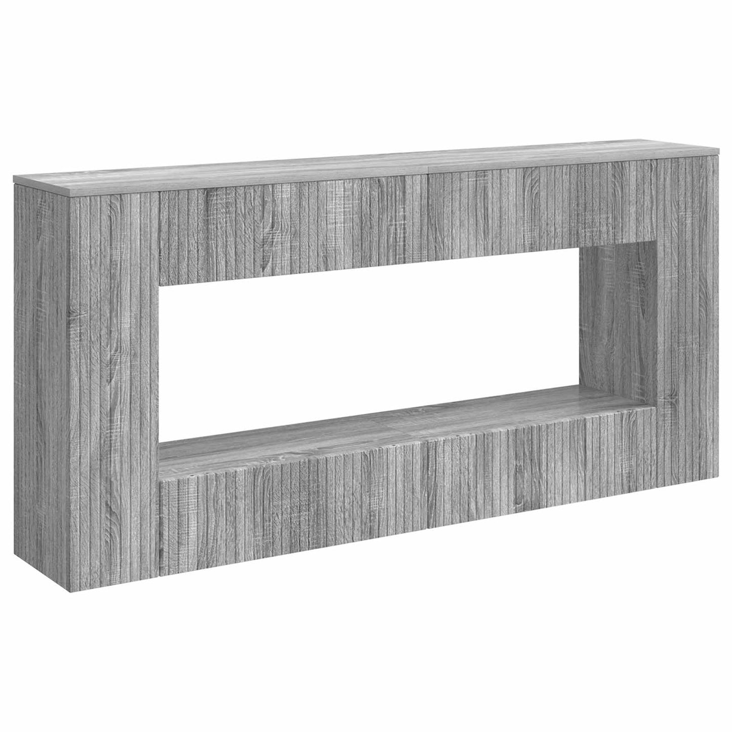 Console Table Grey Sonoma 155 x 29 x 74 cm Engineered Wood