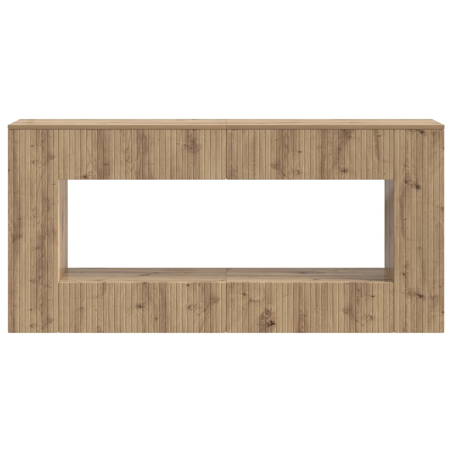 Console Table Artisan Oak 155 x 29 x 74 cm Engineered Wood