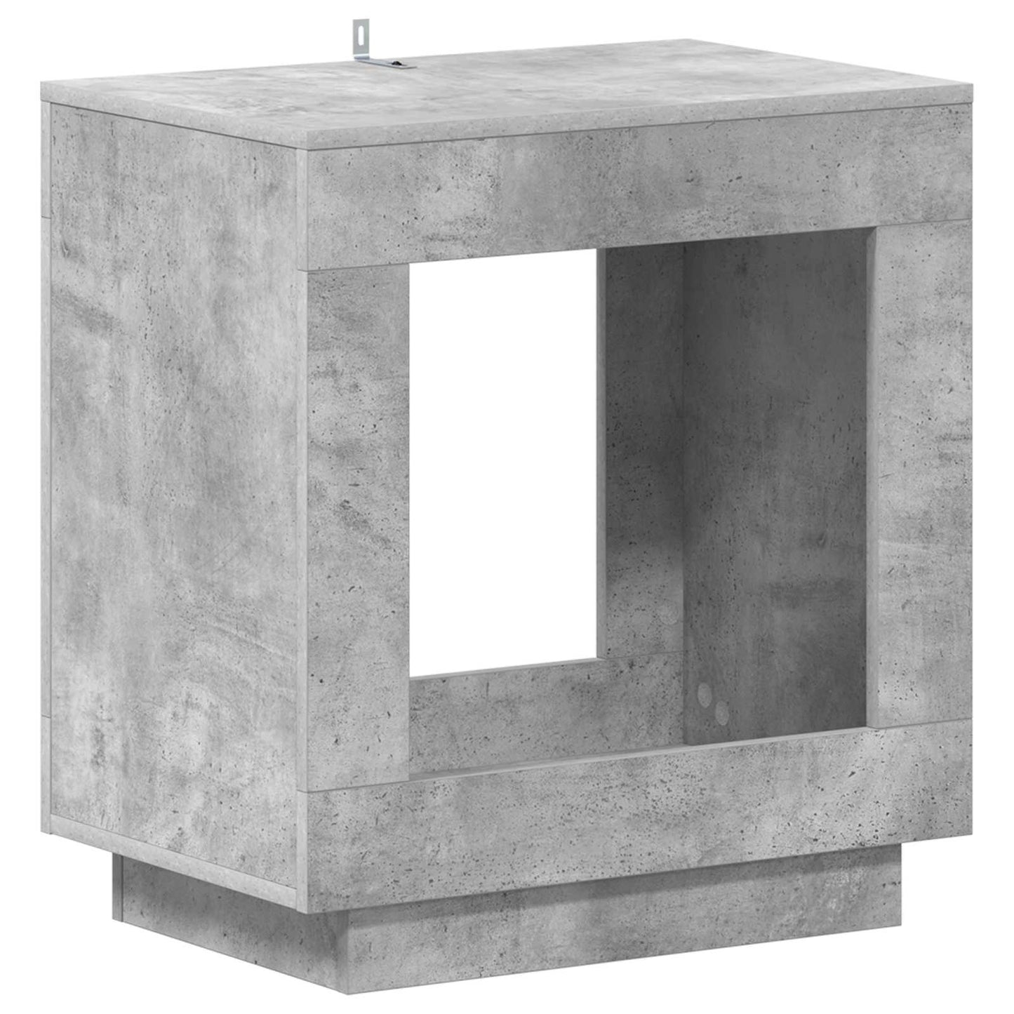 Side Table Concrete Grey 60 x 40 x 65 cm Engineered Wood