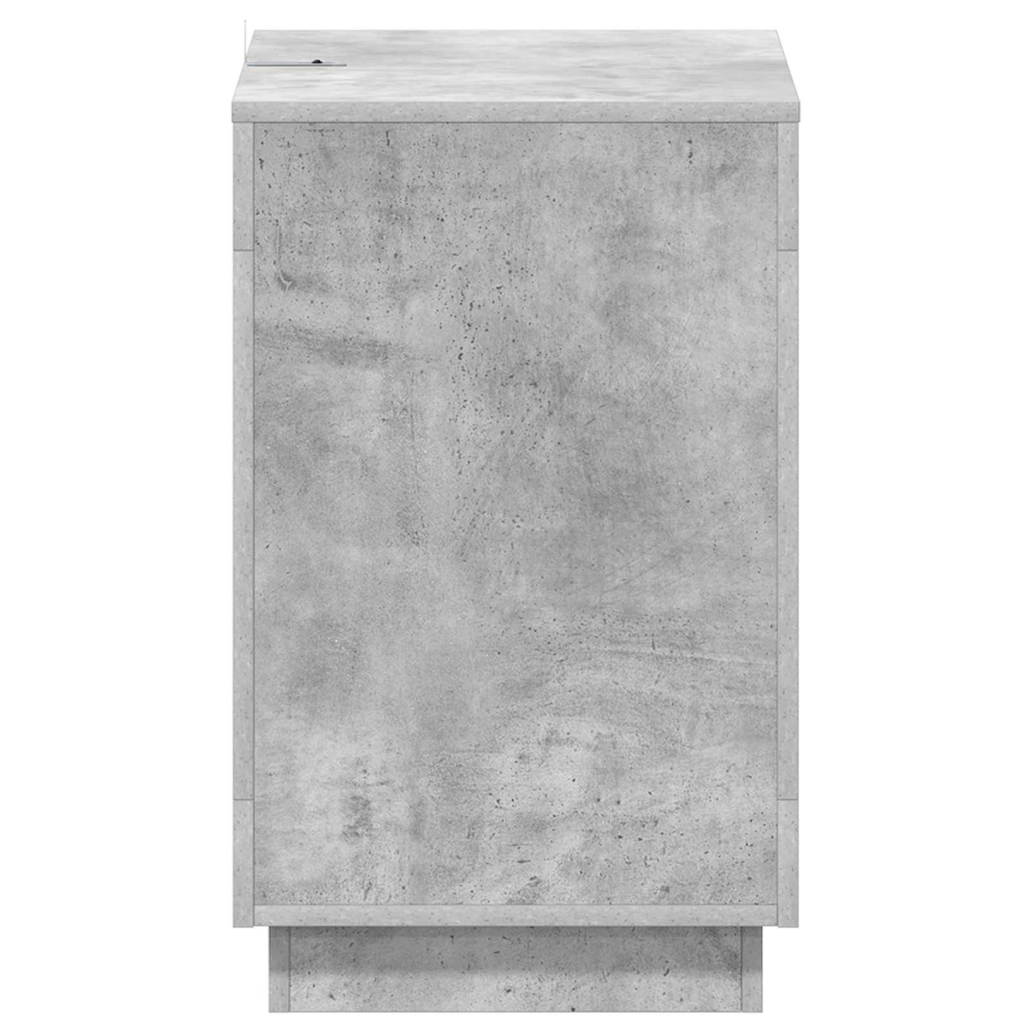 Side Table Concrete Grey 60 x 40 x 65 cm Engineered Wood