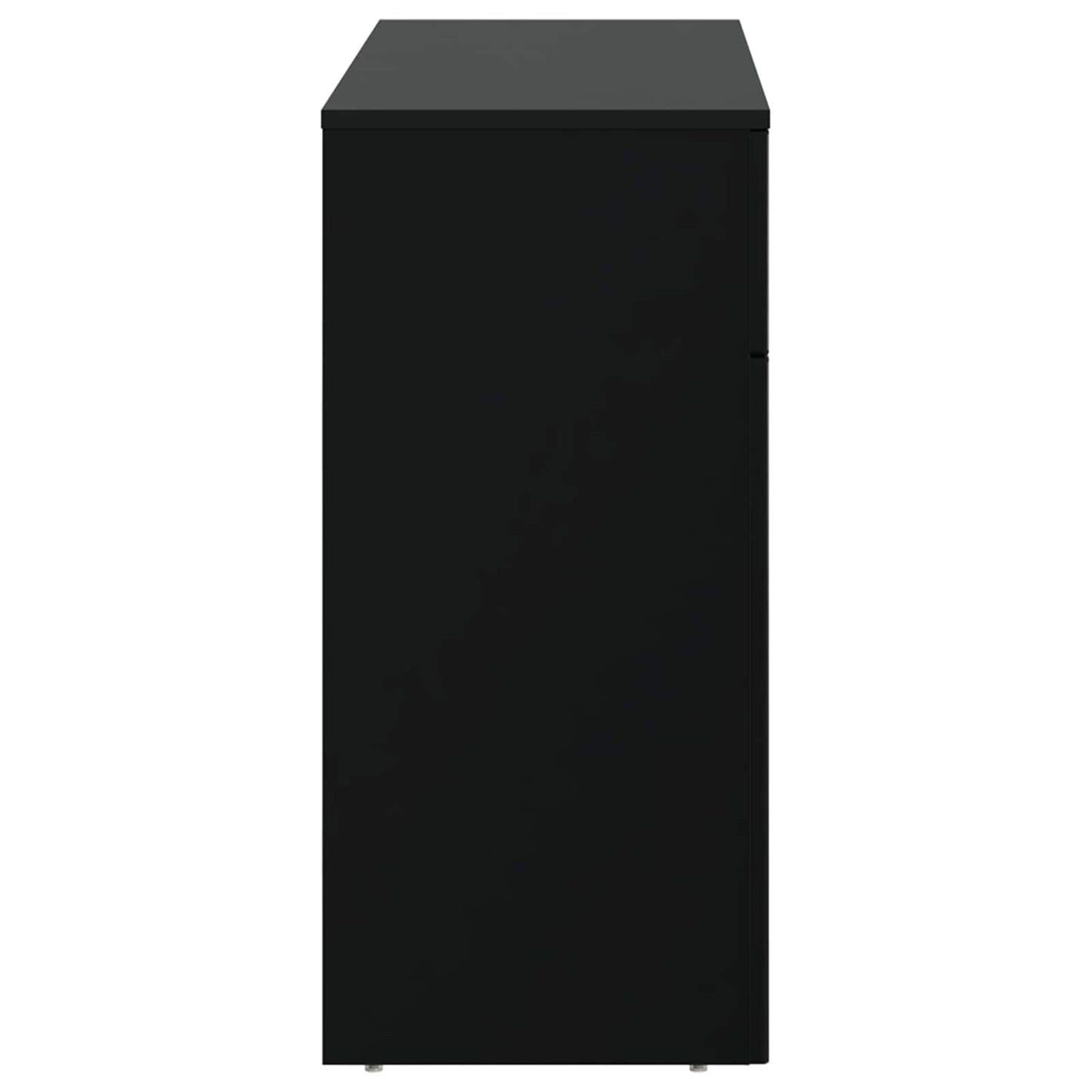 Coffee Table Black 102 x 35 x 75 cm Engineered Wood