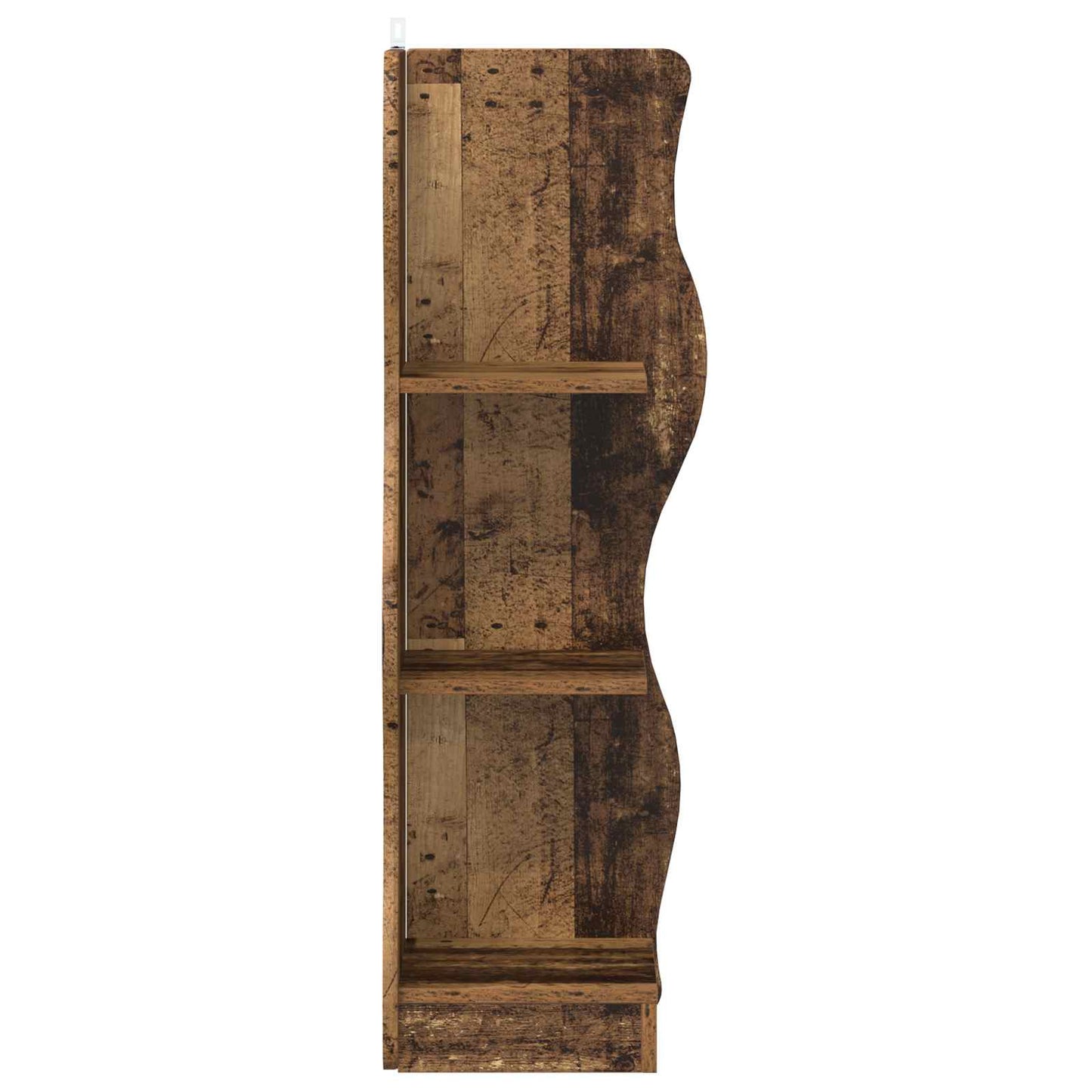 Corner Shelf Old Wood 34 x 33 x 102 cm Engineered Wood