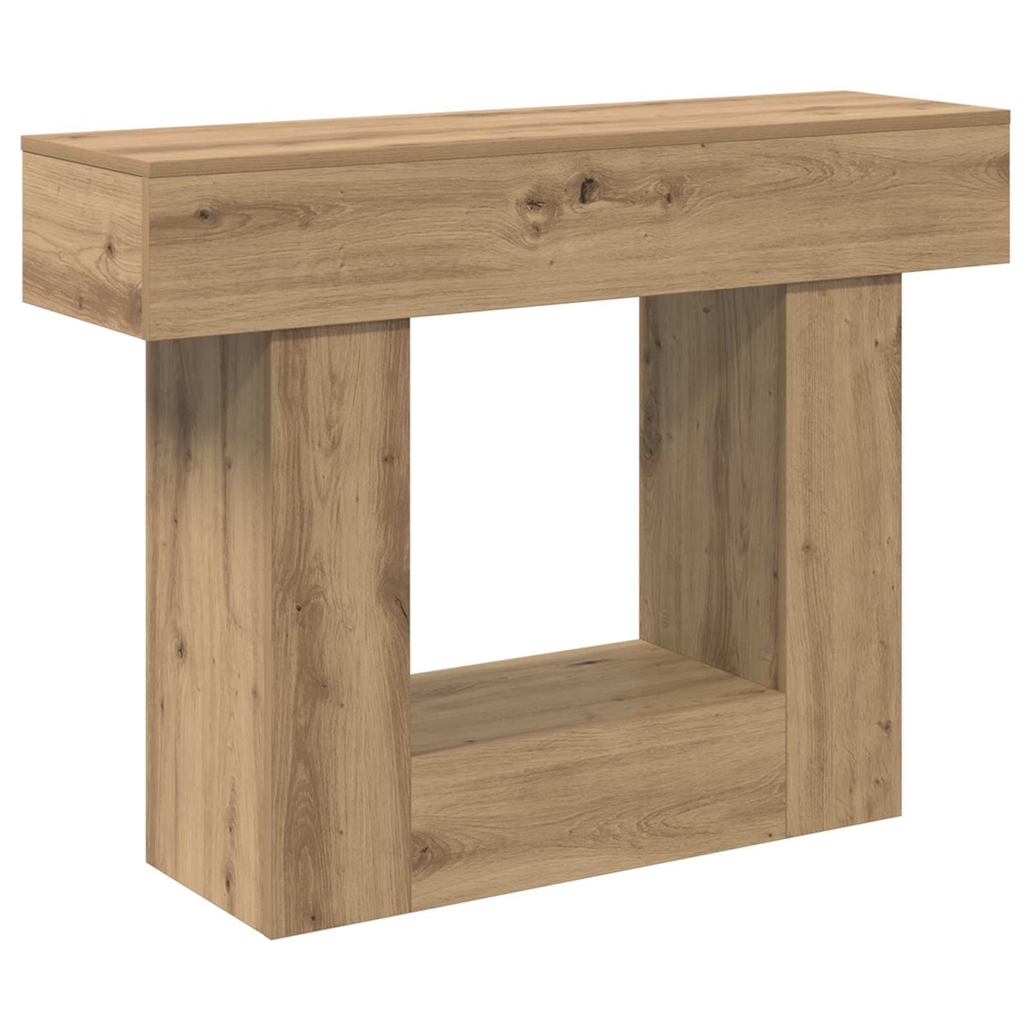 Console Table Artisan Oak 101 x 30 x 74 cm Engineered Wood