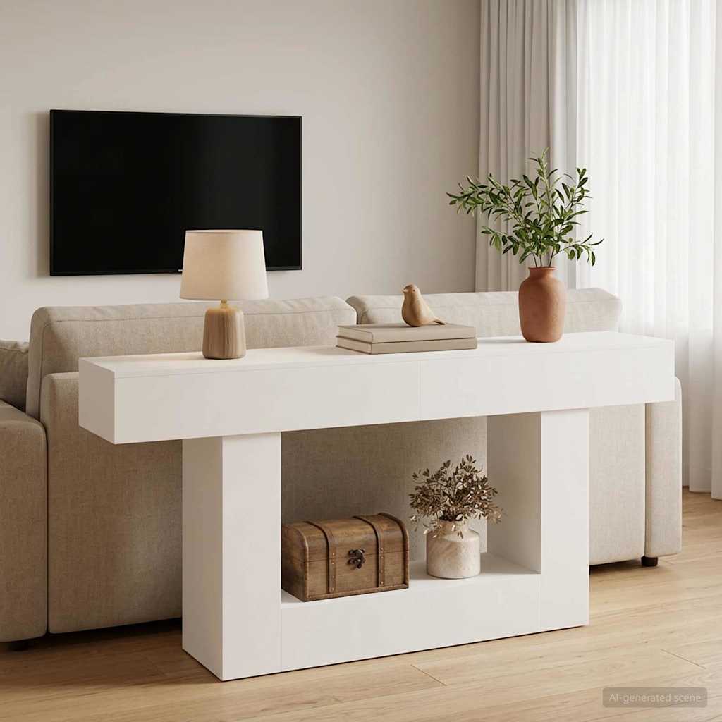 White 160 x 30 x 74 cm