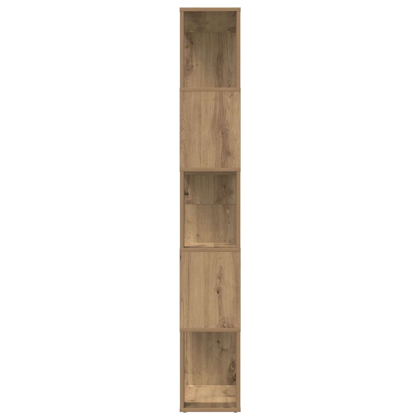 Book Cabinet 80 x 24 x 159 cm Engineered Wood Artisan Oak