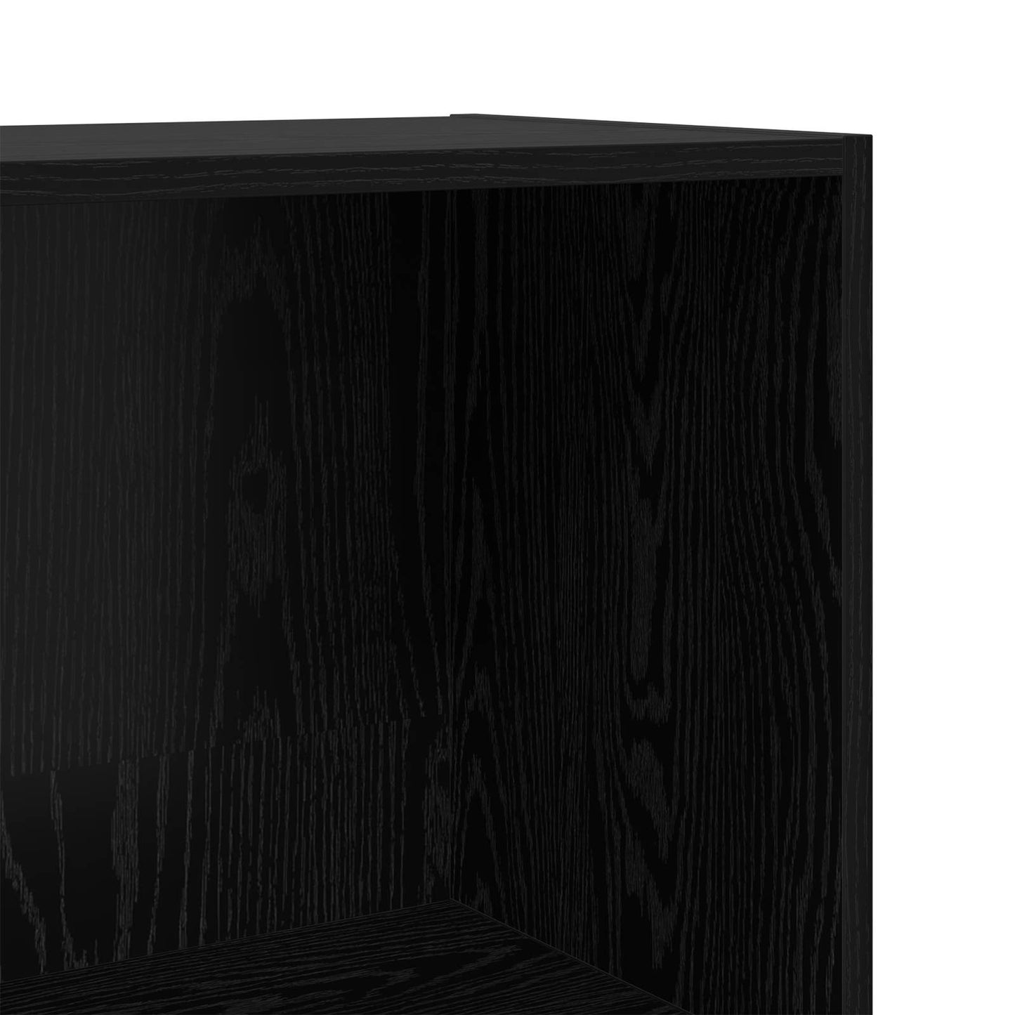 Bookshelf 60 x 30 x 114 cm Engineered Wood Black Oak