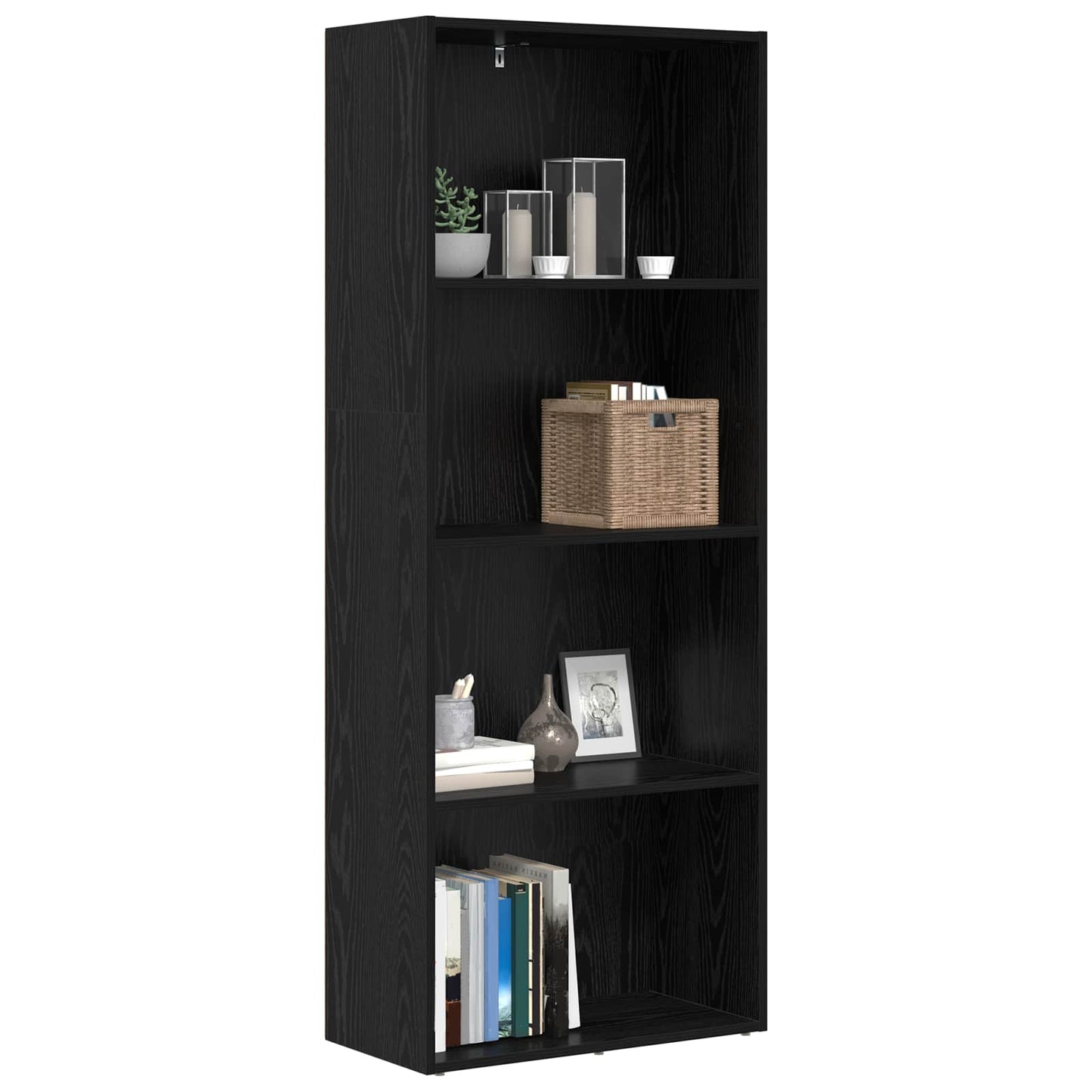 Freestanding Bookshelf 60 x 30 x 151.5 cm Engineered Wood