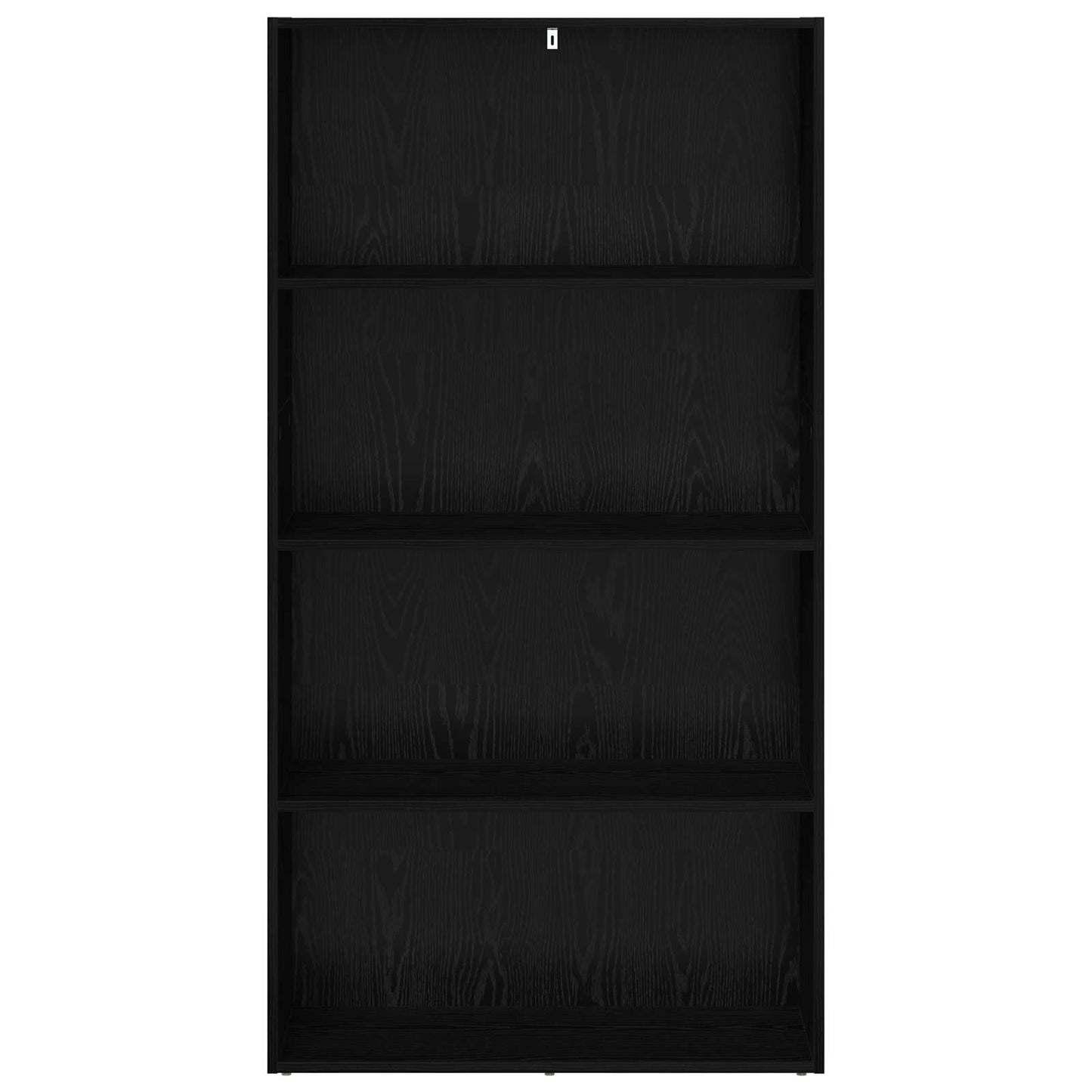 Freestanding Bookshelf Black Oak 80 x 30 x 152 cm