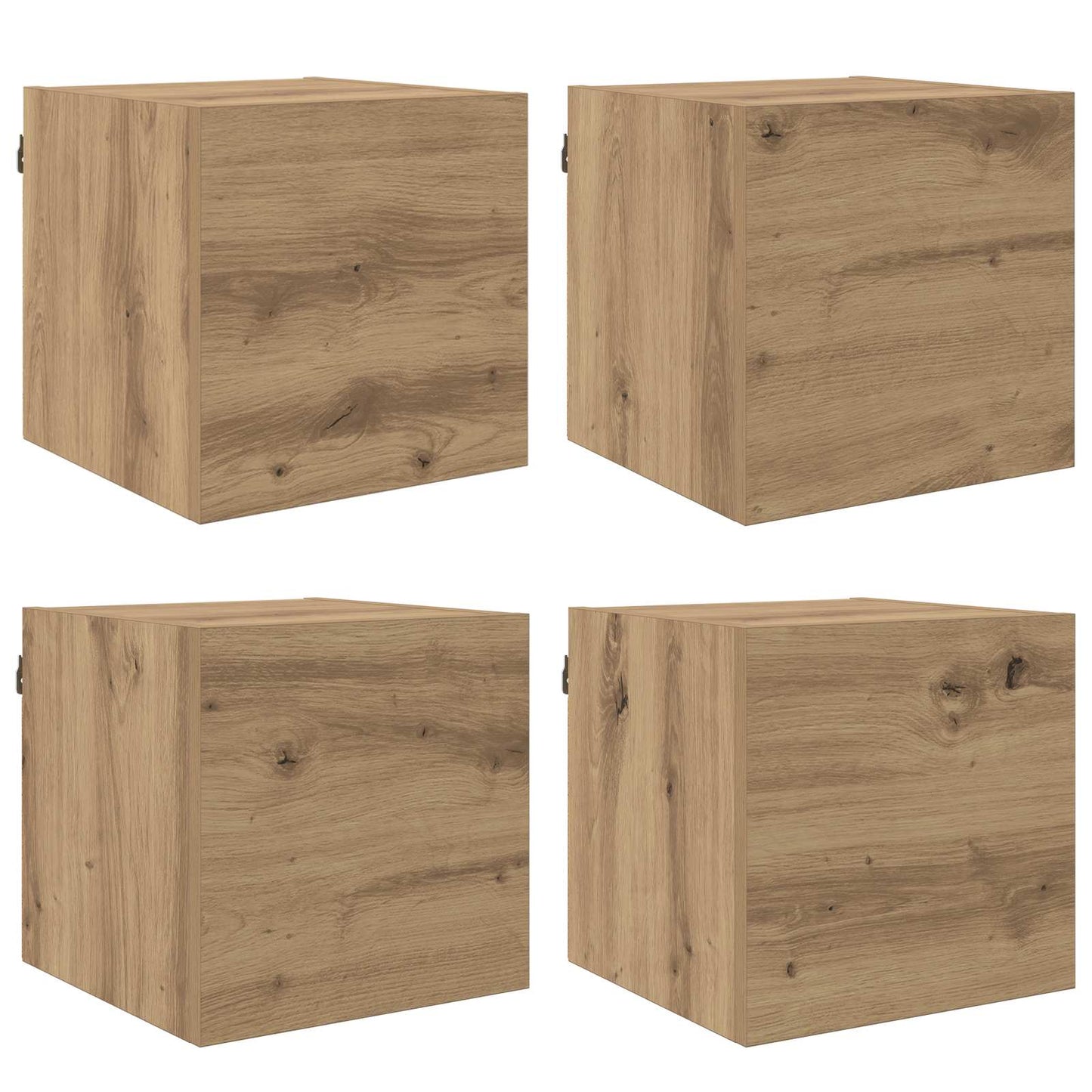 Wall Mounted TV Cabinet Artisan Oak 30.5 x 30 x 30 cm