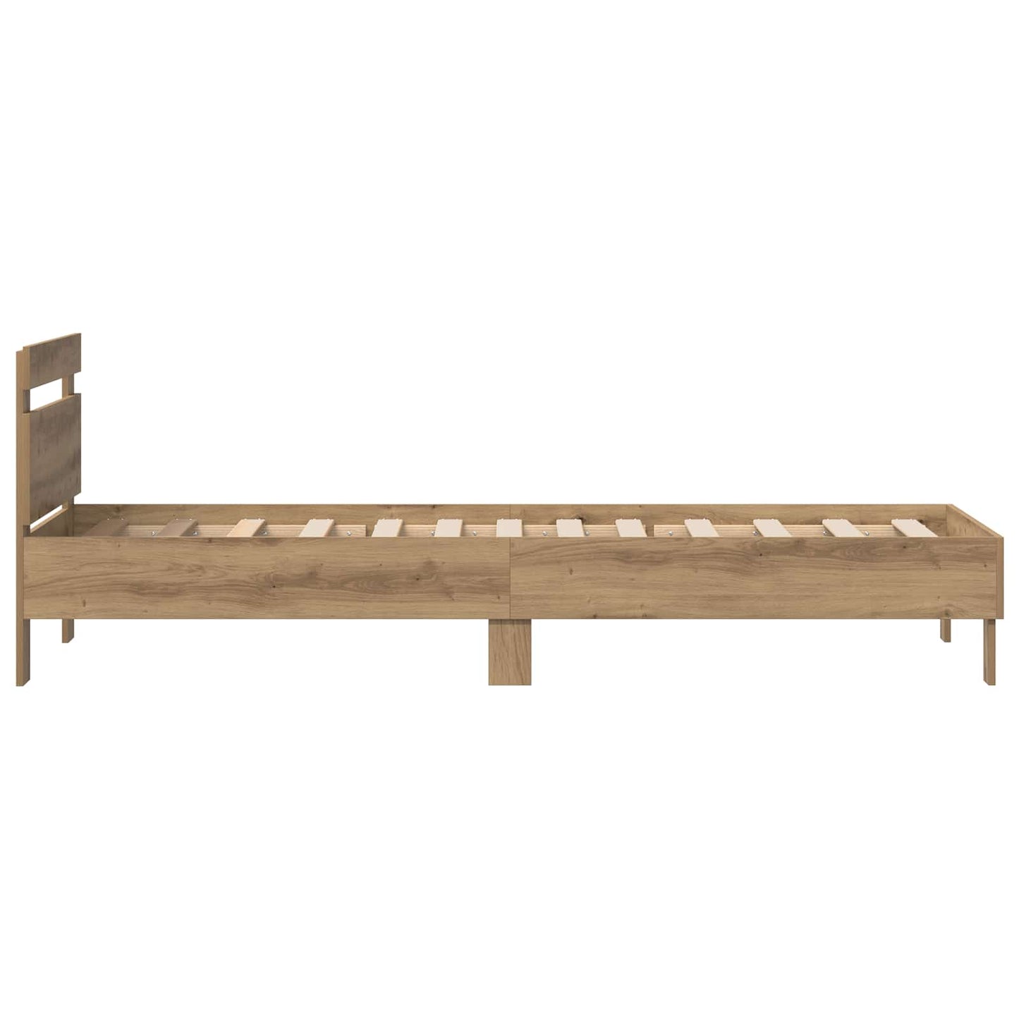 Bed Frame Artisan Oak 75 x 190 cm Engineered Wood