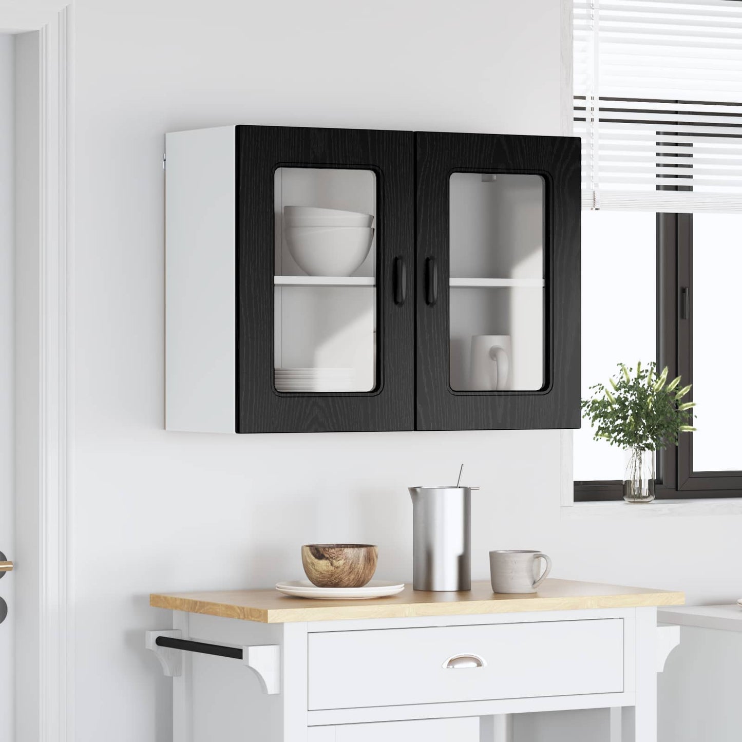 Dishwasher Panel Kalmar Black Oak 80 x 31 x 60 cm