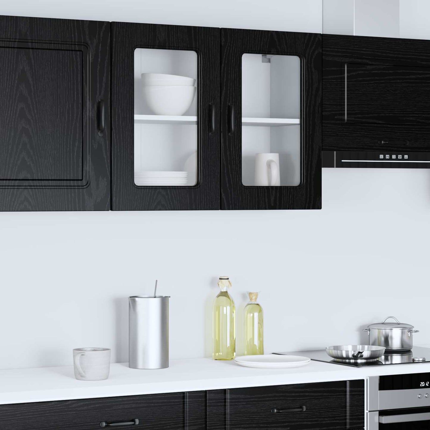 Dishwasher Panel Kalmar Black Oak 80 x 31 x 60 cm