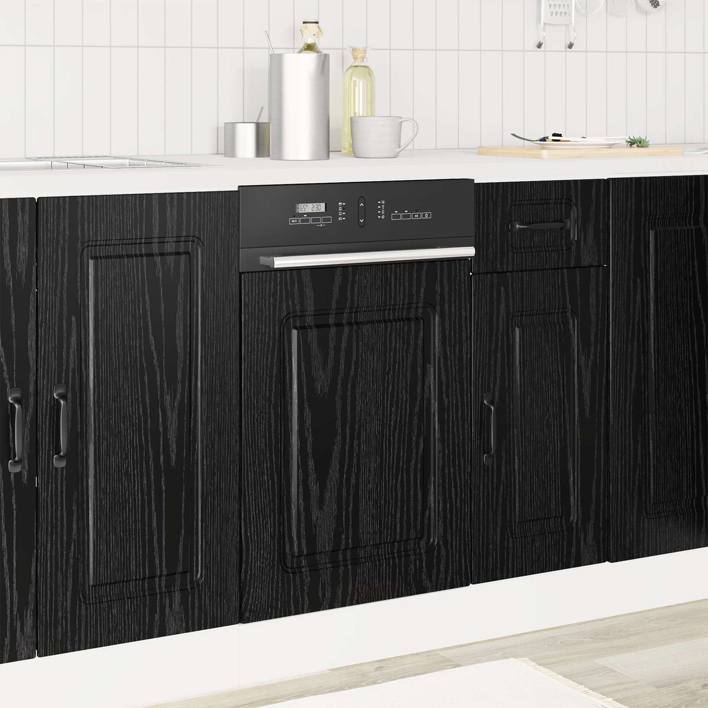 Dishwasher Panel Kalmar Black Oak 45 x 1.5 x 57 cm