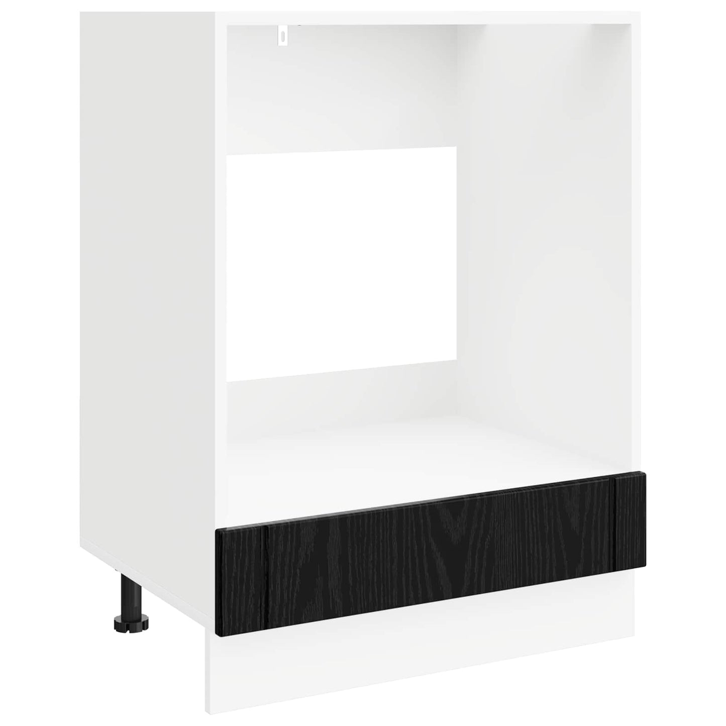 Oven Cabinet LUCCA Black Oak 60 x 46 x 81.5 cm Engineered Wood