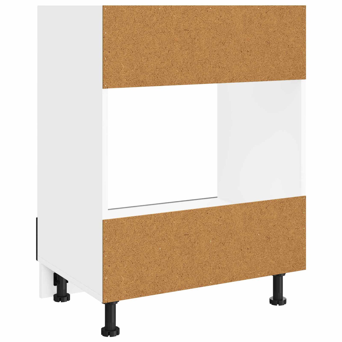 Oven Cabinet LUCCA Black Oak 60 x 46 x 81.5 cm Engineered Wood