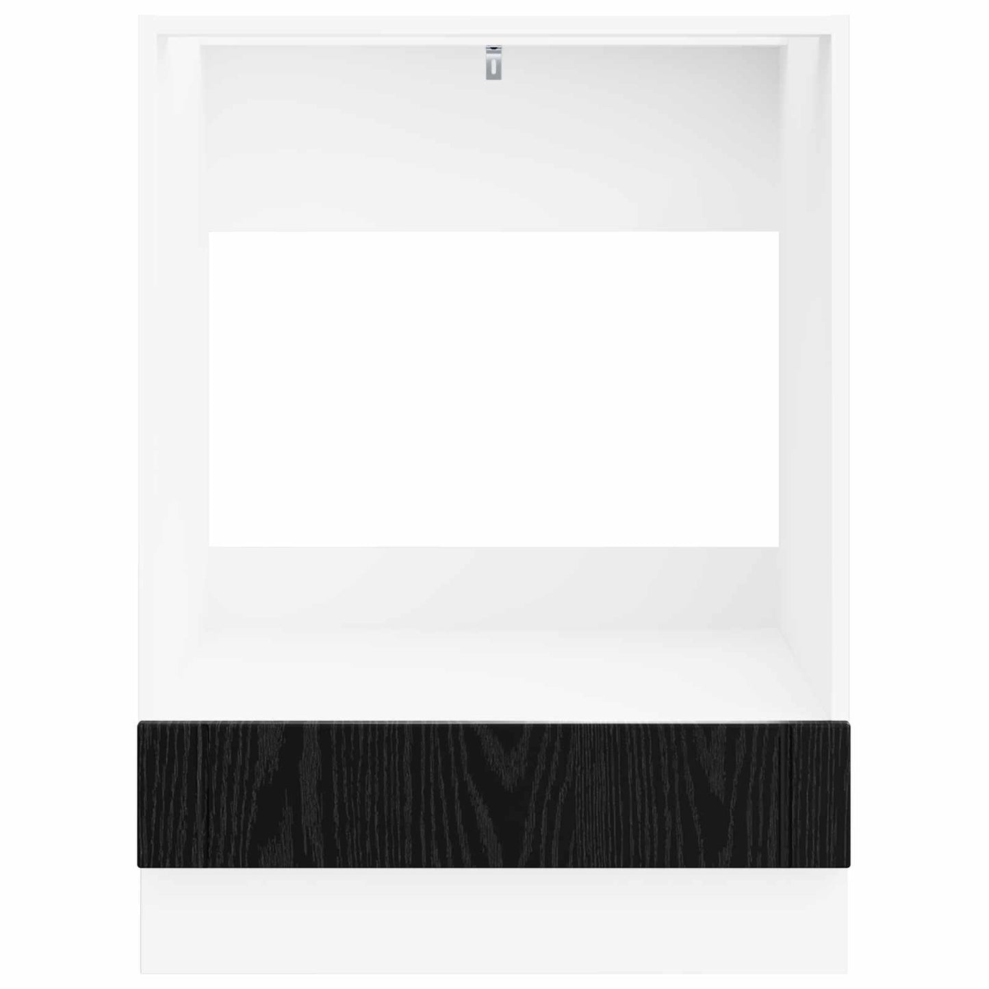Oven Cabinet LUCCA Black Oak 60 x 46 x 81.5 cm Engineered Wood