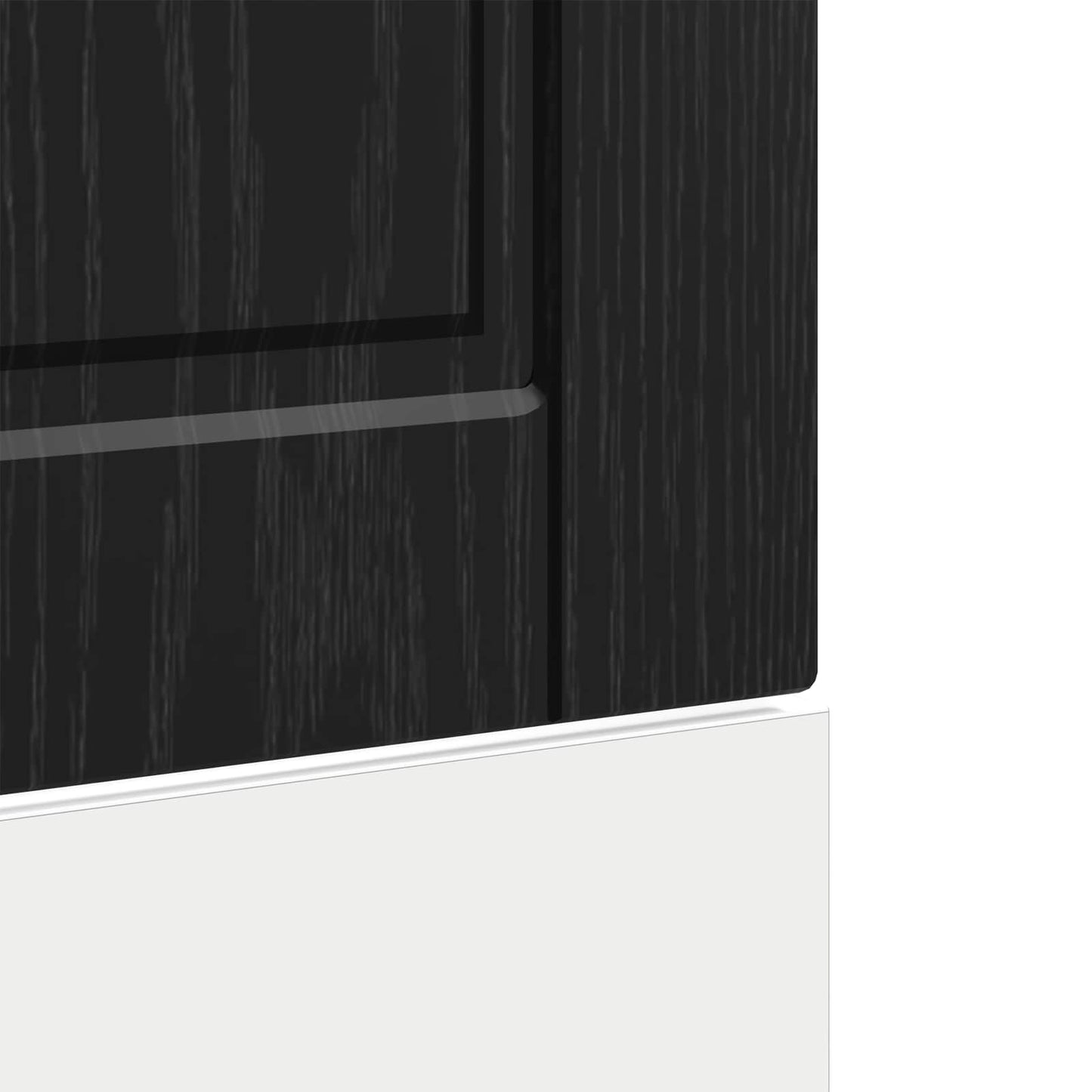 Dishwasher Panel PORTO Black Oak 60 x 1.5 x 57 cm