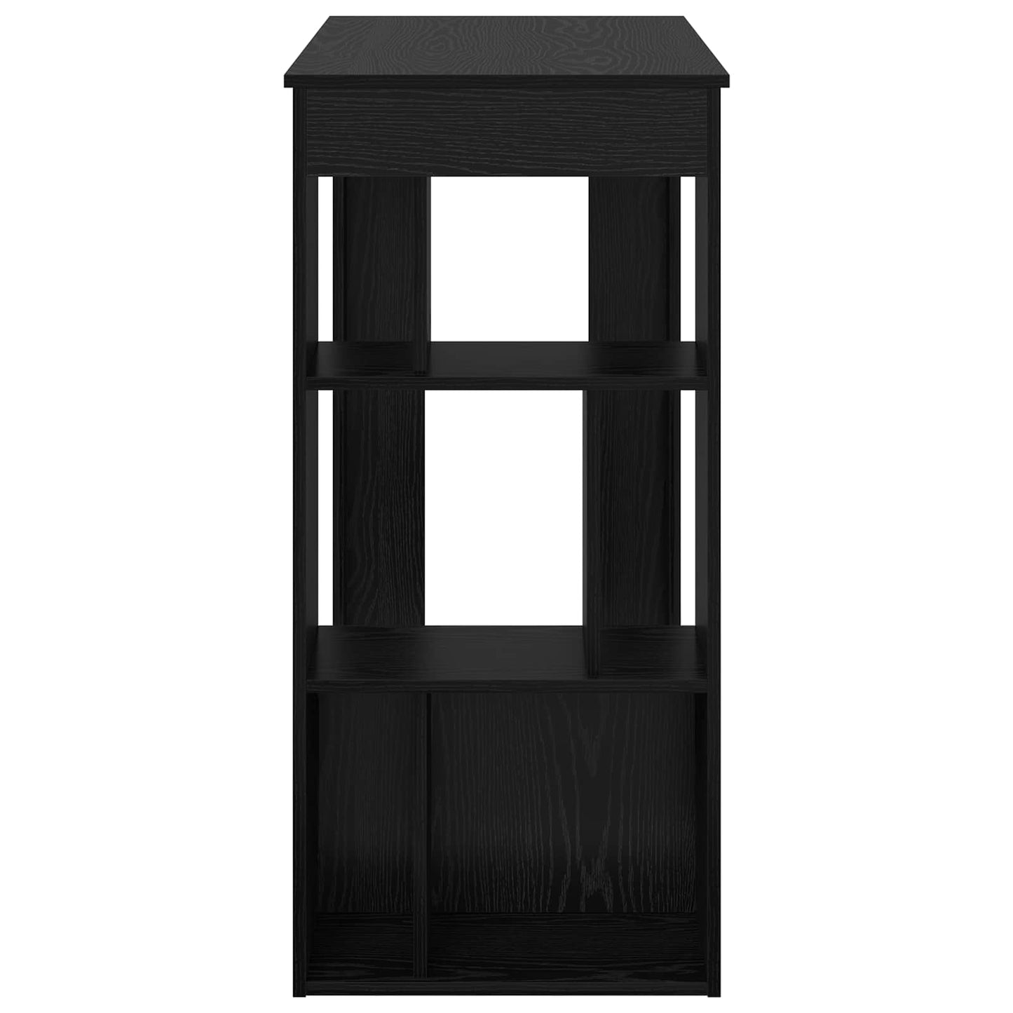 Bar Table Black Oak 102 x 50 x 103.5 cm Engineered Wood