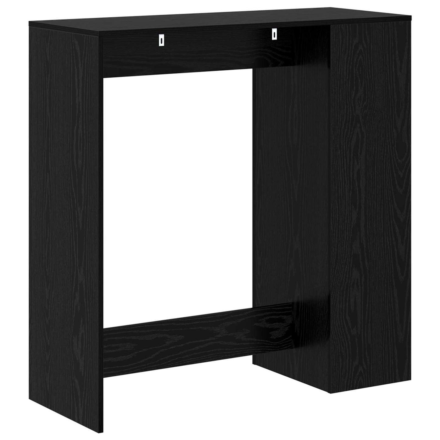 Bar Table Black Oak 101 x 40 x 103.5 cm Engineered Wood