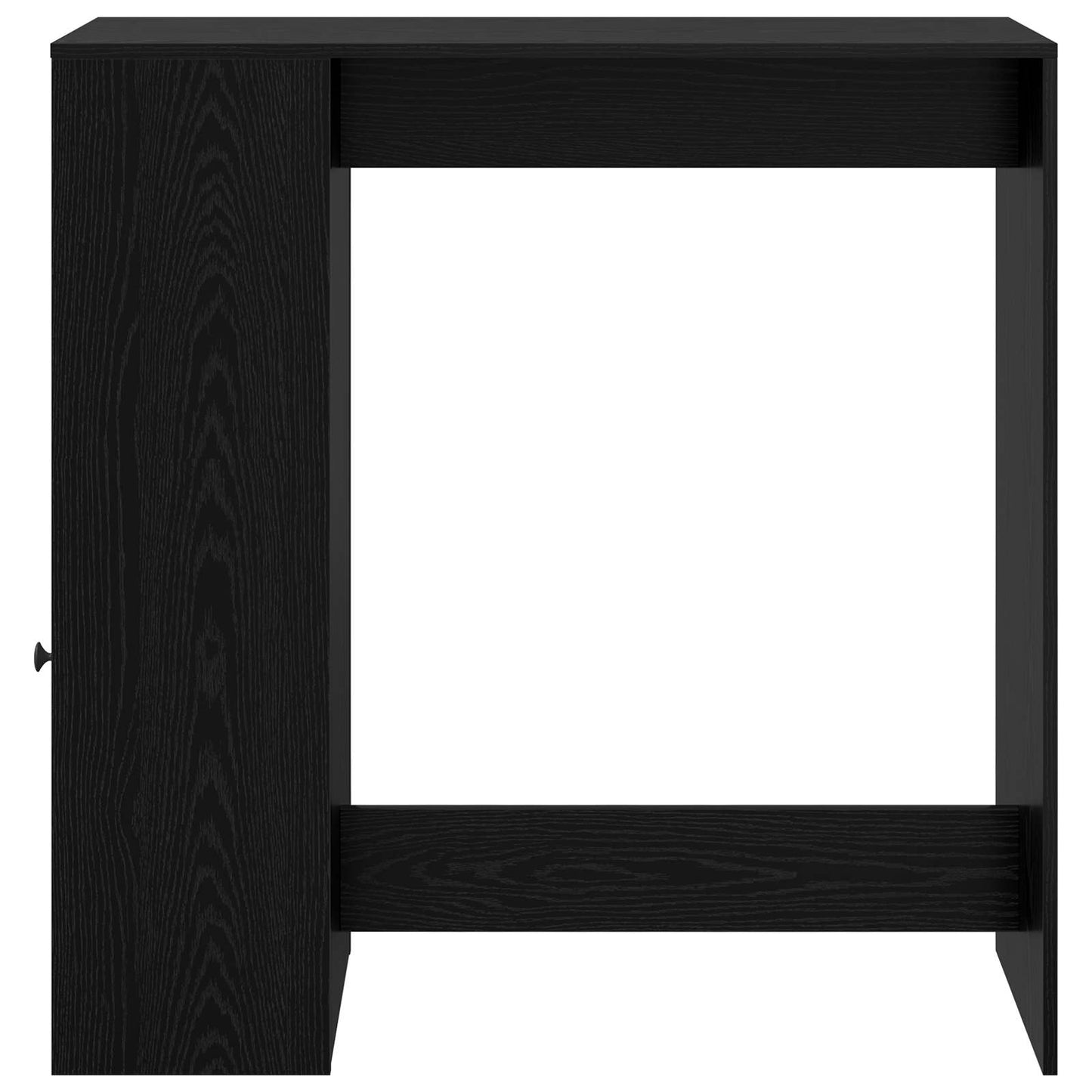 Bar Table Black Oak 101 x 40 x 103.5 cm Engineered Wood