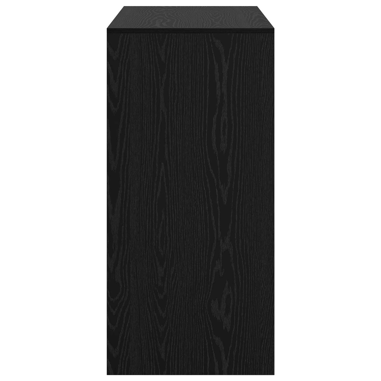 Bar Table Black Oak 102 x 50 x 103.5 cm Engineered Wood