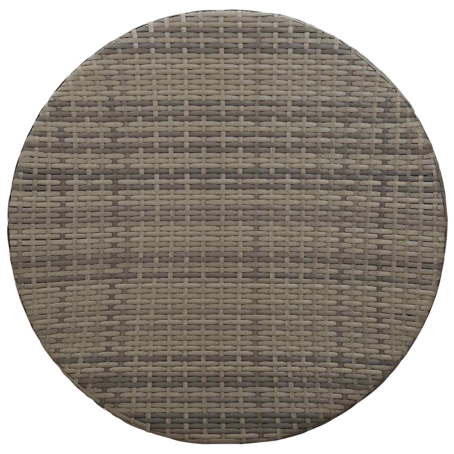 Outdoor Coffee Table Grey Ø 68 x 30 cm Poly Rattan